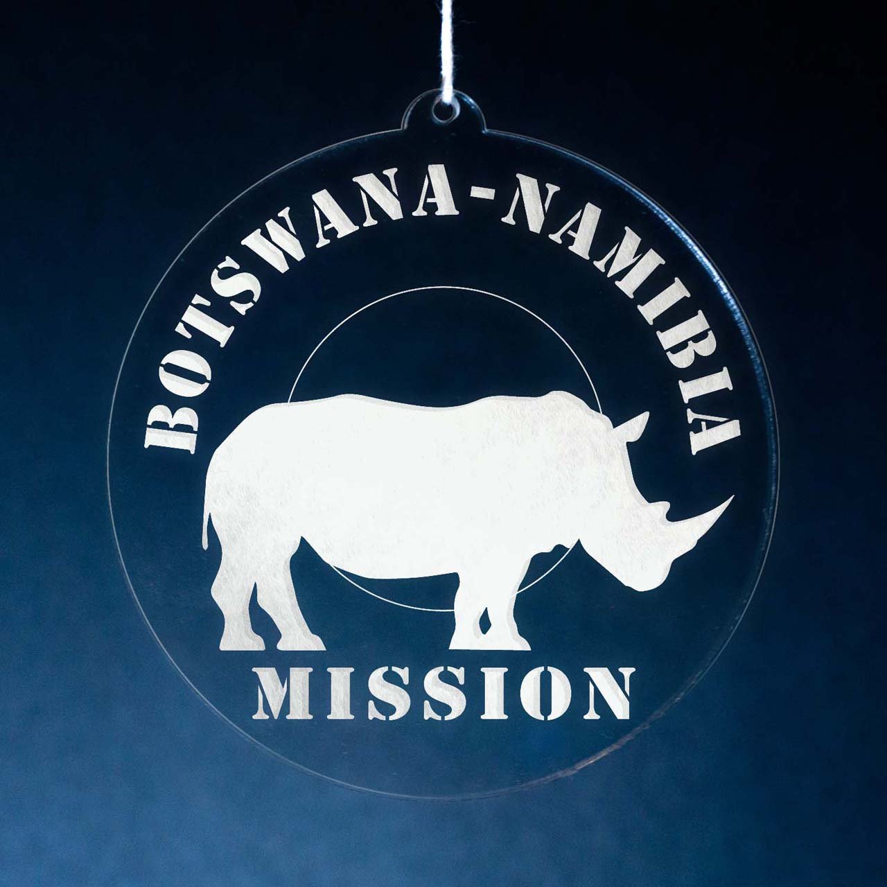 Botswana - Namibia Mission Christmas Ornament - Latter-Day Saint LDS Missionary Gift - Book of Mormon