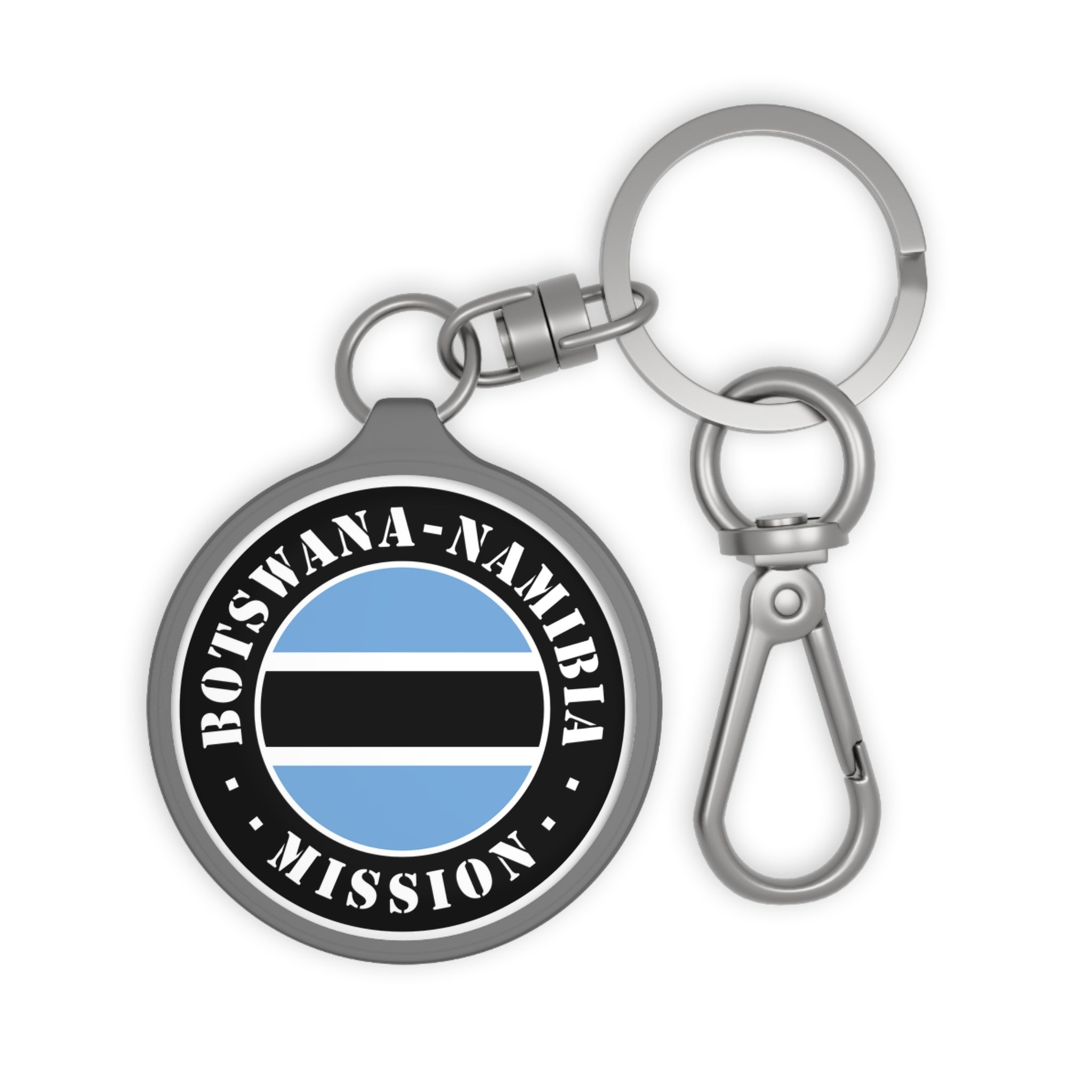 Botswana - Namibia Mission Circle Flag Key Tag - Mission Wishlist - LDS Missionary Gift Store