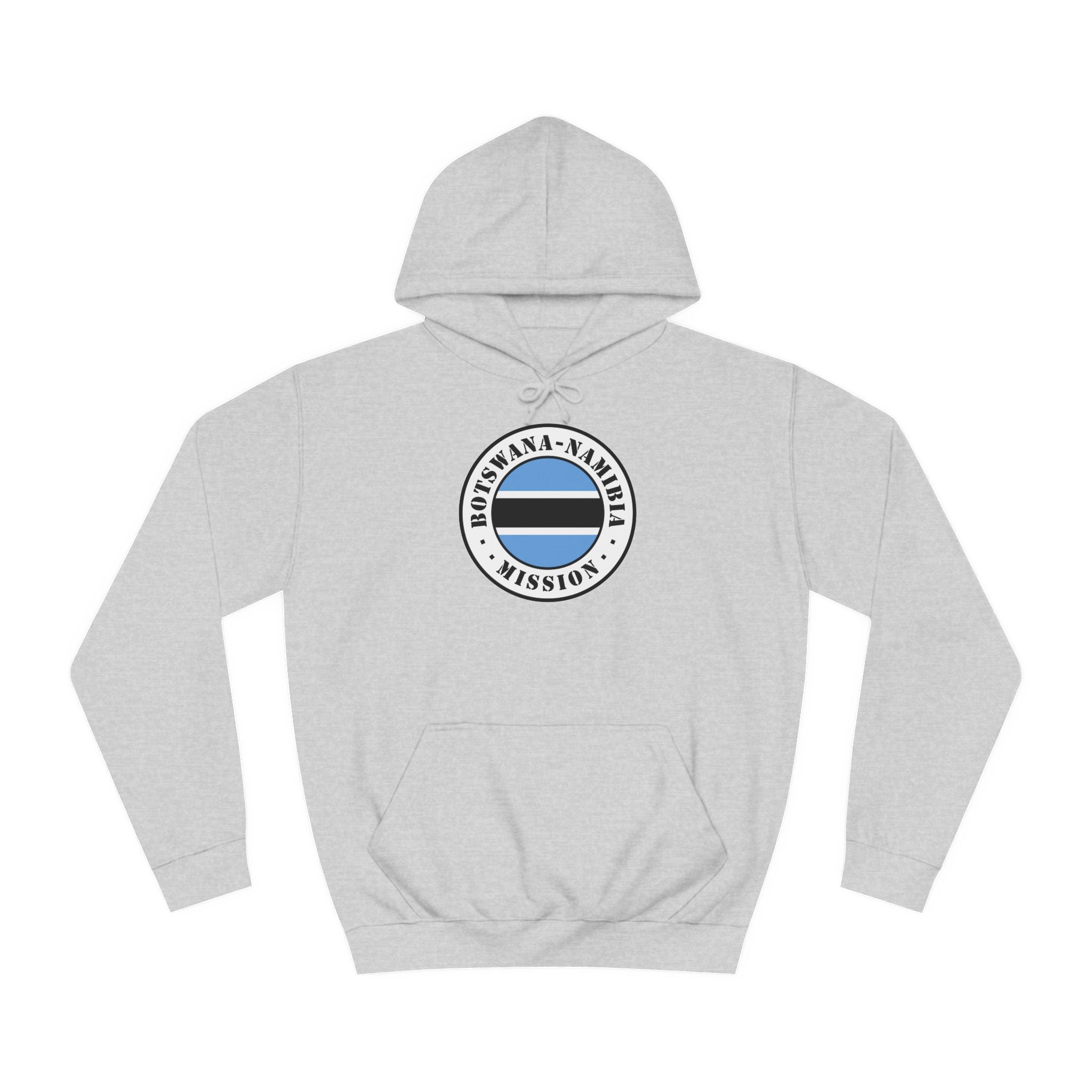 Botswana - Namibia Mission Flag Logo (White Border) College Hoodie - Mission Wishlist - LDS Missionary Gift Store