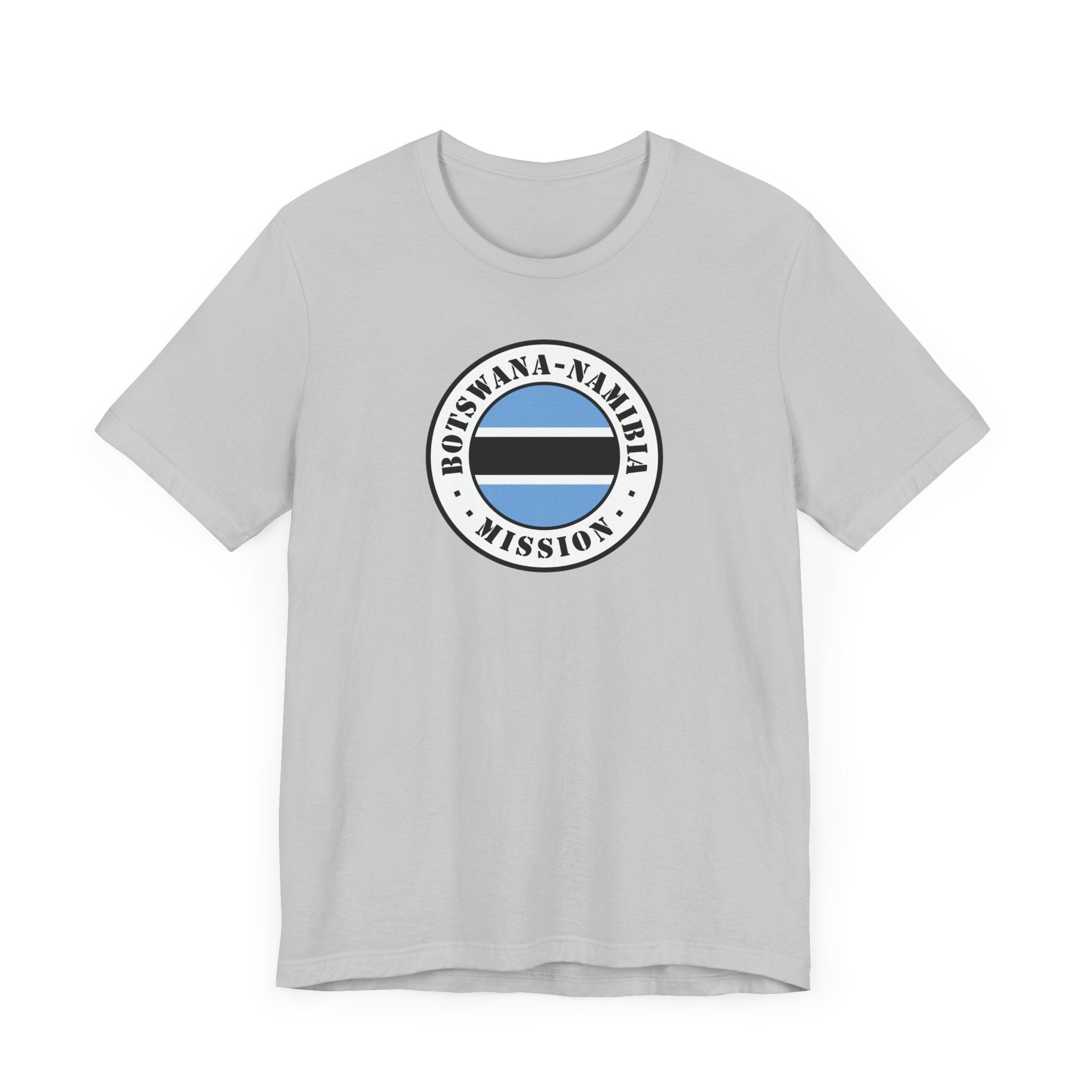 Botswana - Namibia Mission Flag Logo (White Border) T-shirt - Mission Wishlist - LDS Missionary Gift Store