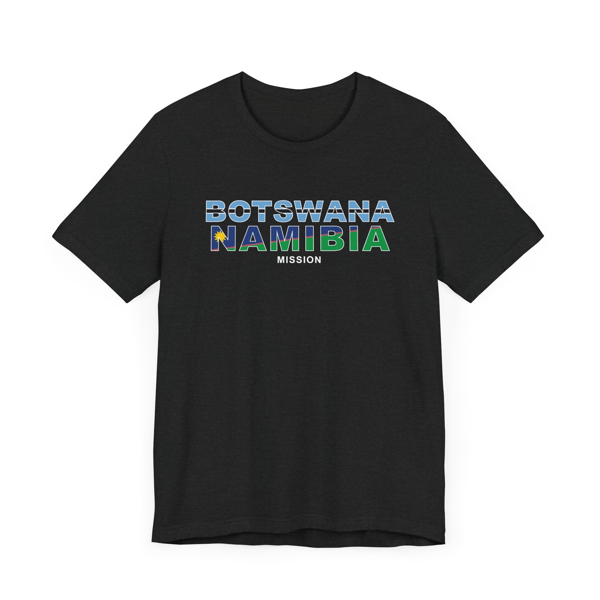 Botswana - Namibia Mission Flag Title T-shirt - Mission Wishlist - LDS Missionary Gift Store