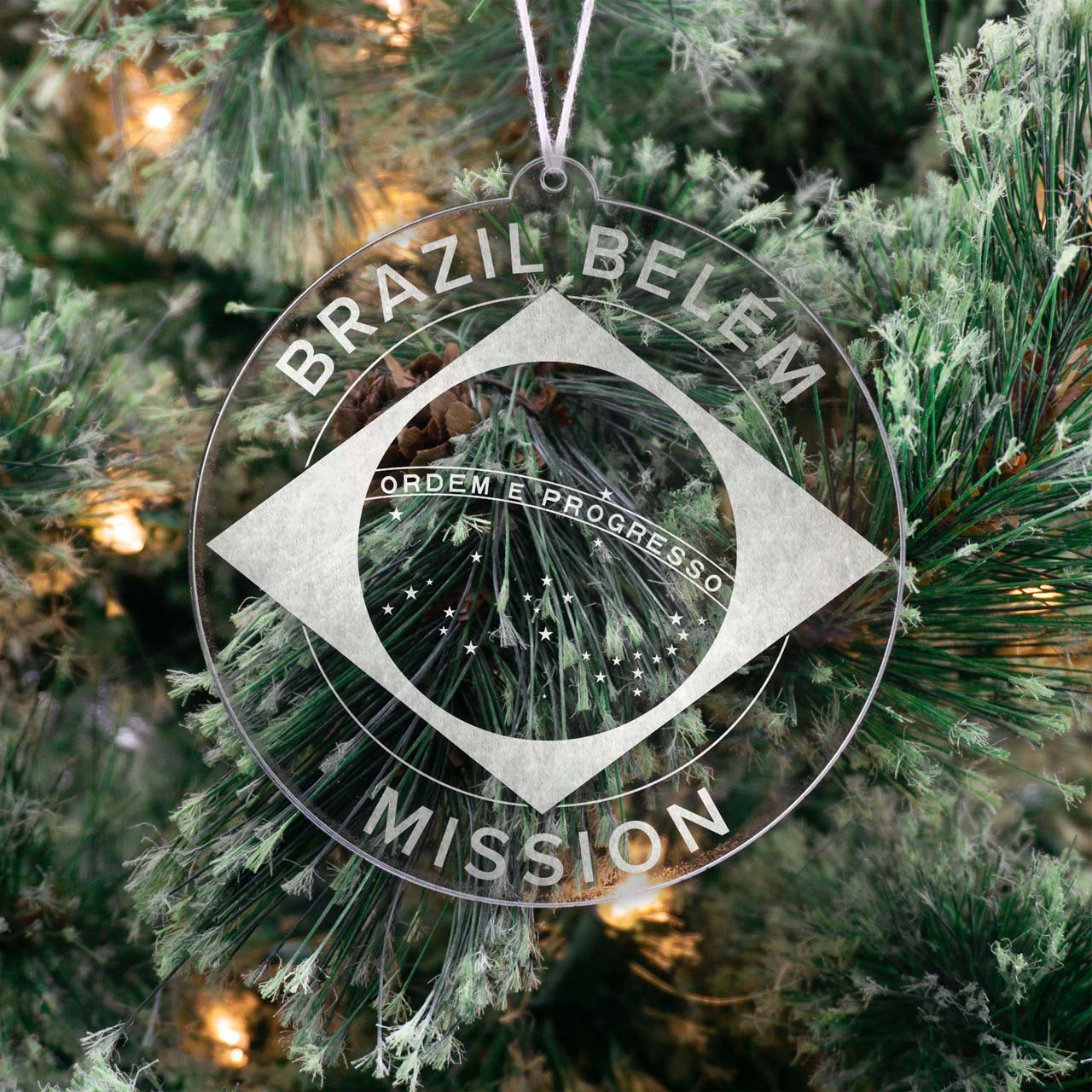 Brazil Belem Mission Christmas Ornament - Latter-Day Saint LDS Missionary Gift - Book of Mormon