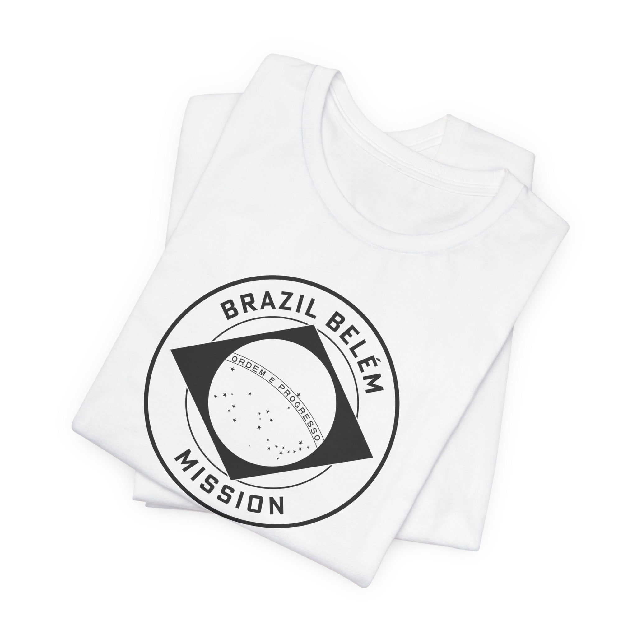 Brazil Belem Mission Circular Monochrome Logo T-Shirt - Mission Wishlist - LDS Missionary Gift Store