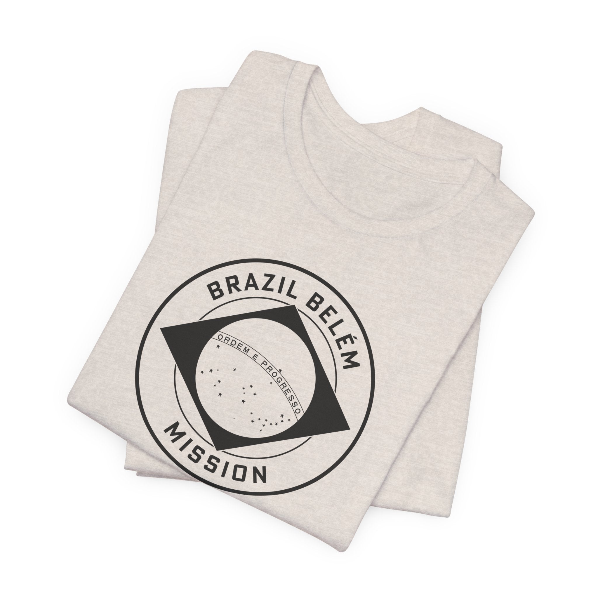 Brazil Belem Mission Circular Monochrome Logo T-Shirt - Mission Wishlist - LDS Missionary Gift Store