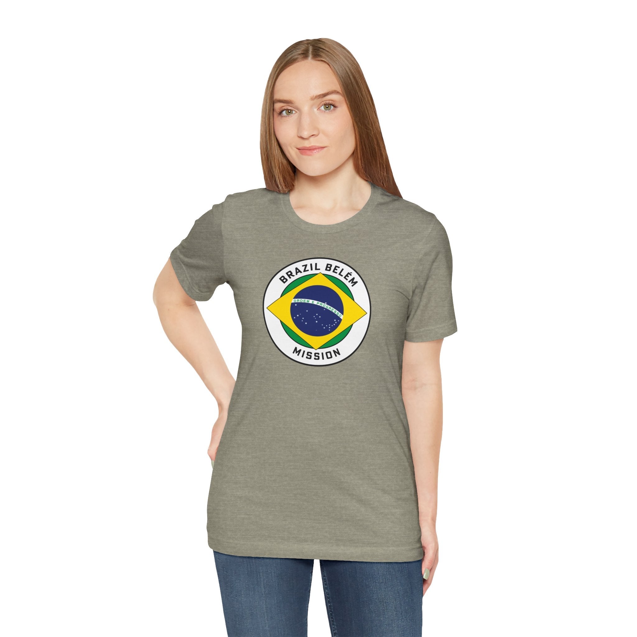 Brazil Belem Mission Circular Pop Flag T-shirt - Mission Wishlist - LDS Missionary Gift Store