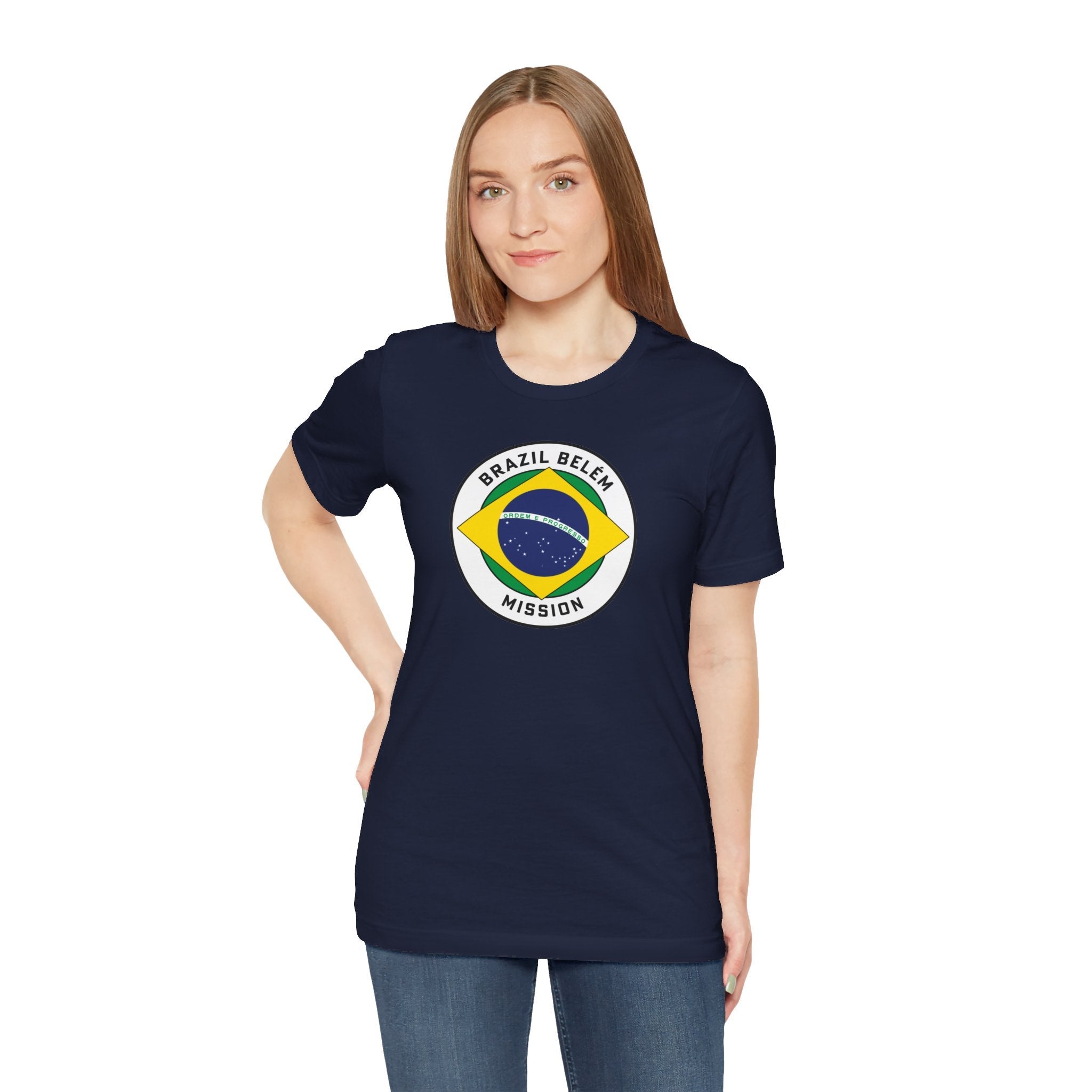 Brazil Belem Mission Circular Pop Flag T-shirt - Mission Wishlist - LDS Missionary Gift Store
