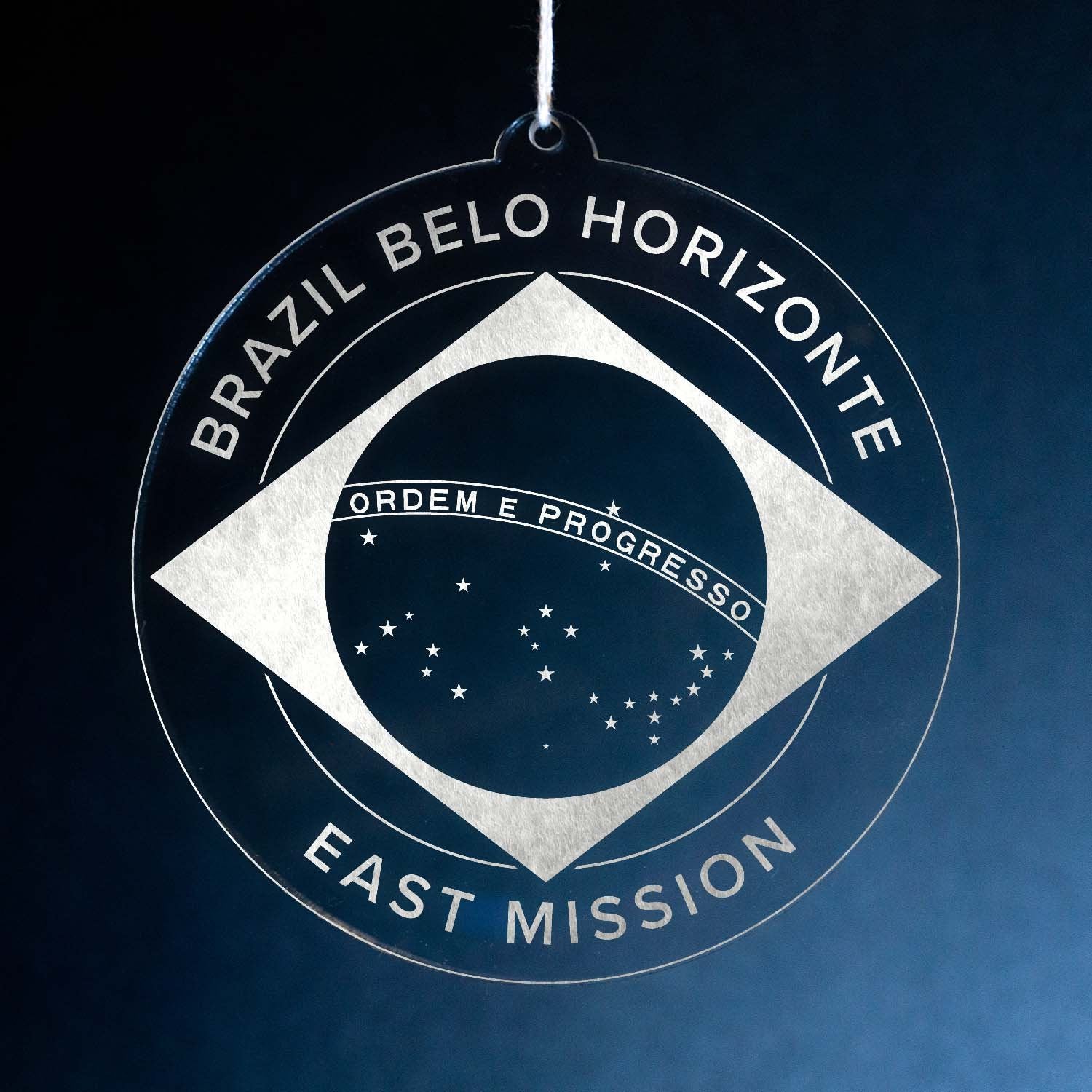 Brazil Belo Horizonte East Mission Christmas Ornament - Latter-Day Saint LDS Missionary Gift - Book of Mormon