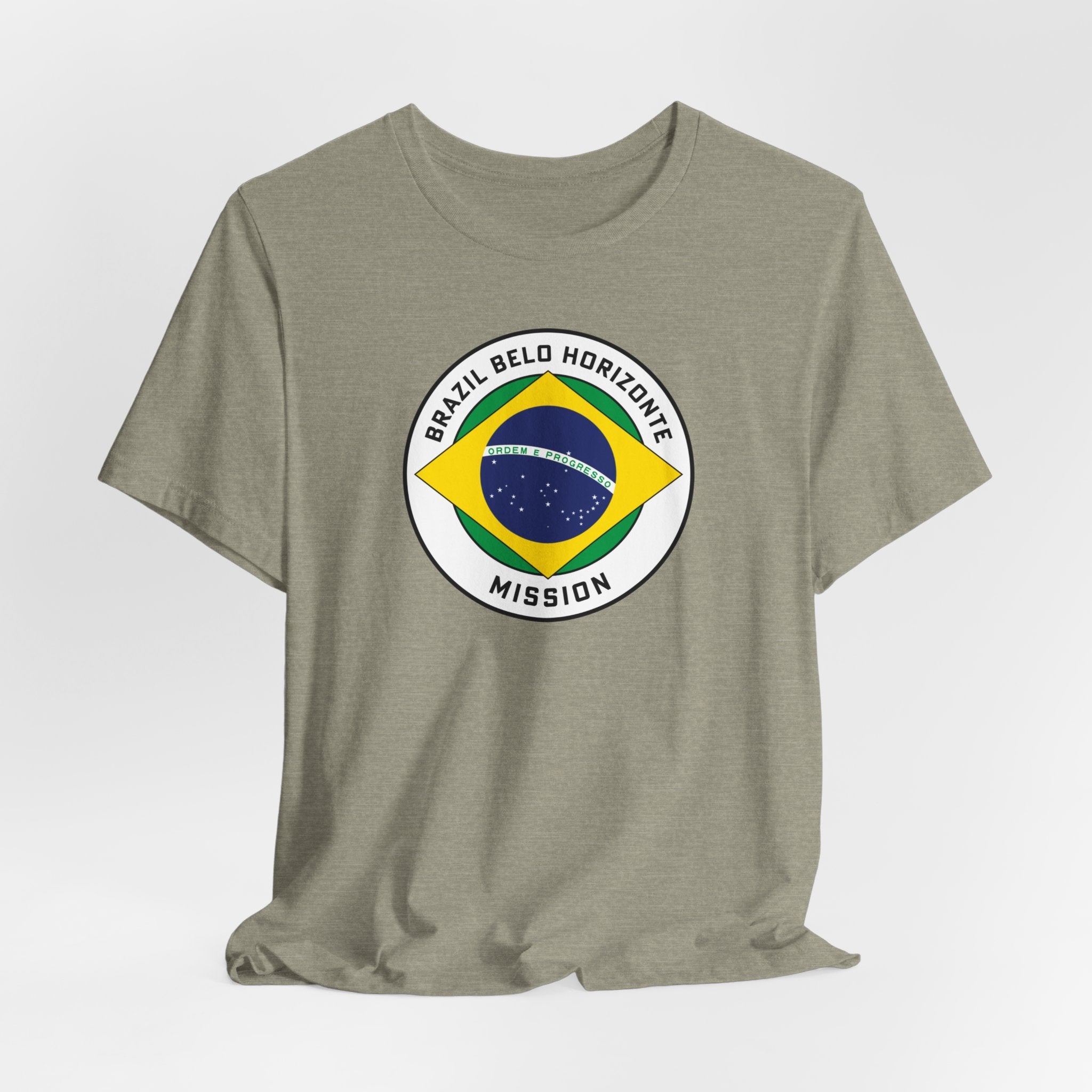 Brazil Belo Horizonte Mission Circular Pop Flag T-shirt - Mission Wishlist - LDS Missionary Gift Store
