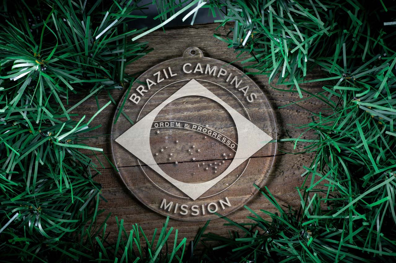 Brazil Campinas Mission Christmas Ornament - Latter-Day Saint LDS Missionary Gift - Book of Mormon