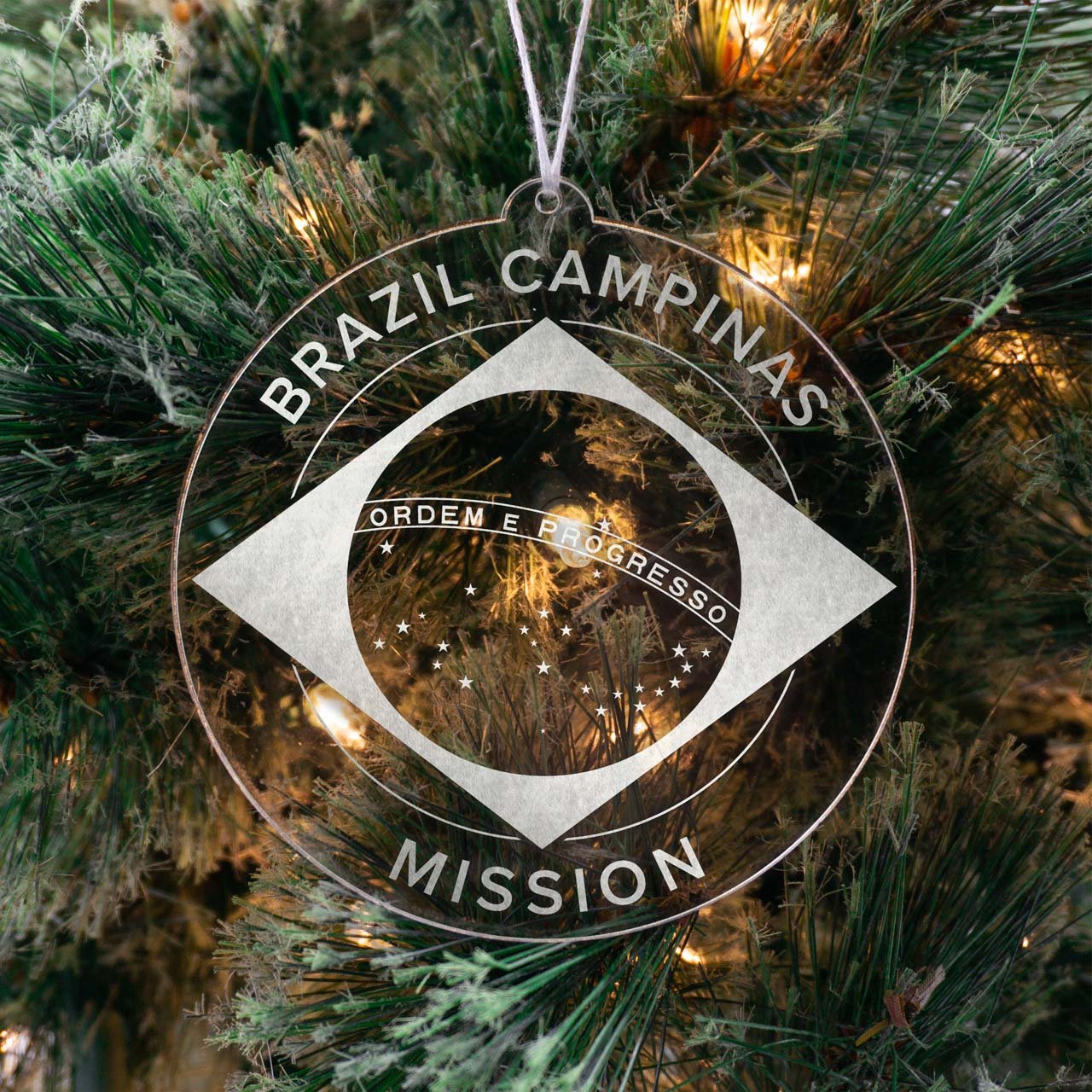 Brazil Campinas Mission Christmas Ornament - Latter-Day Saint LDS Missionary Gift - Book of Mormon