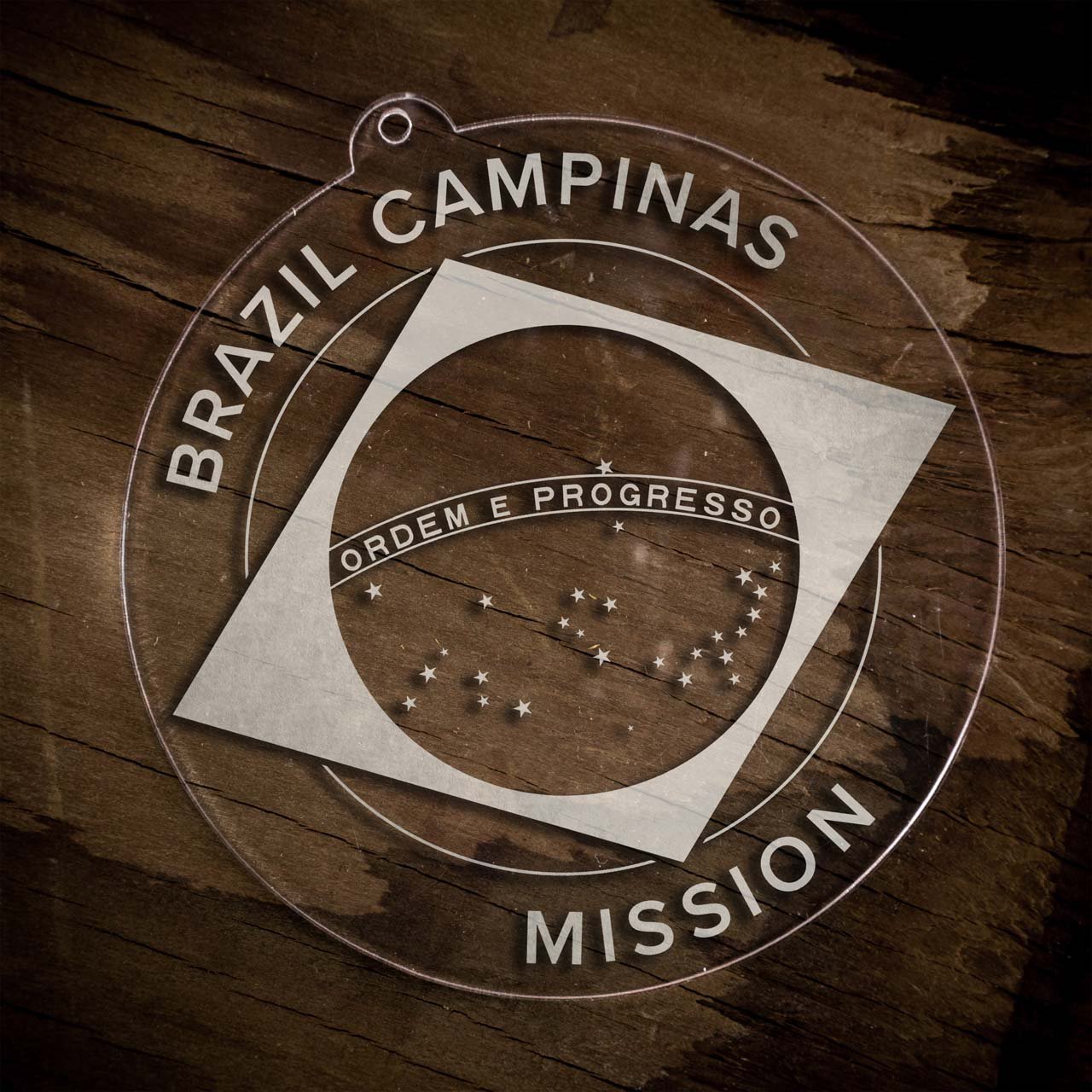 Brazil Campinas Mission Christmas Ornament - Latter-Day Saint LDS Missionary Gift - Book of Mormon