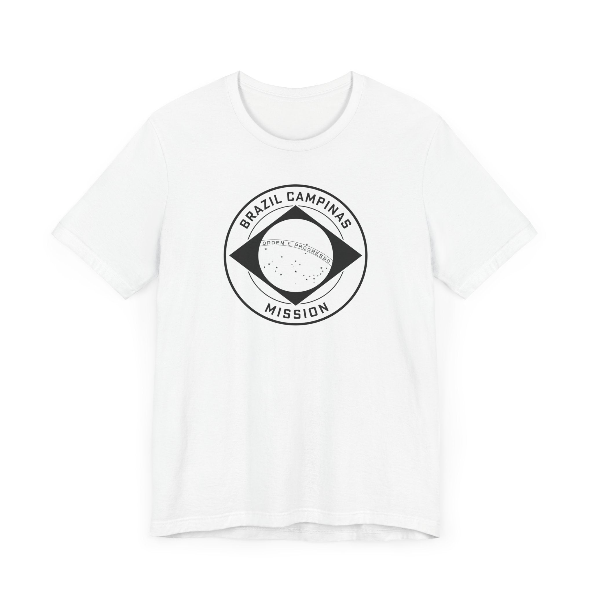 Brazil Campinas Mission Circular Monochrome Logo T-Shirt - Mission Wishlist - LDS Missionary Gift Store