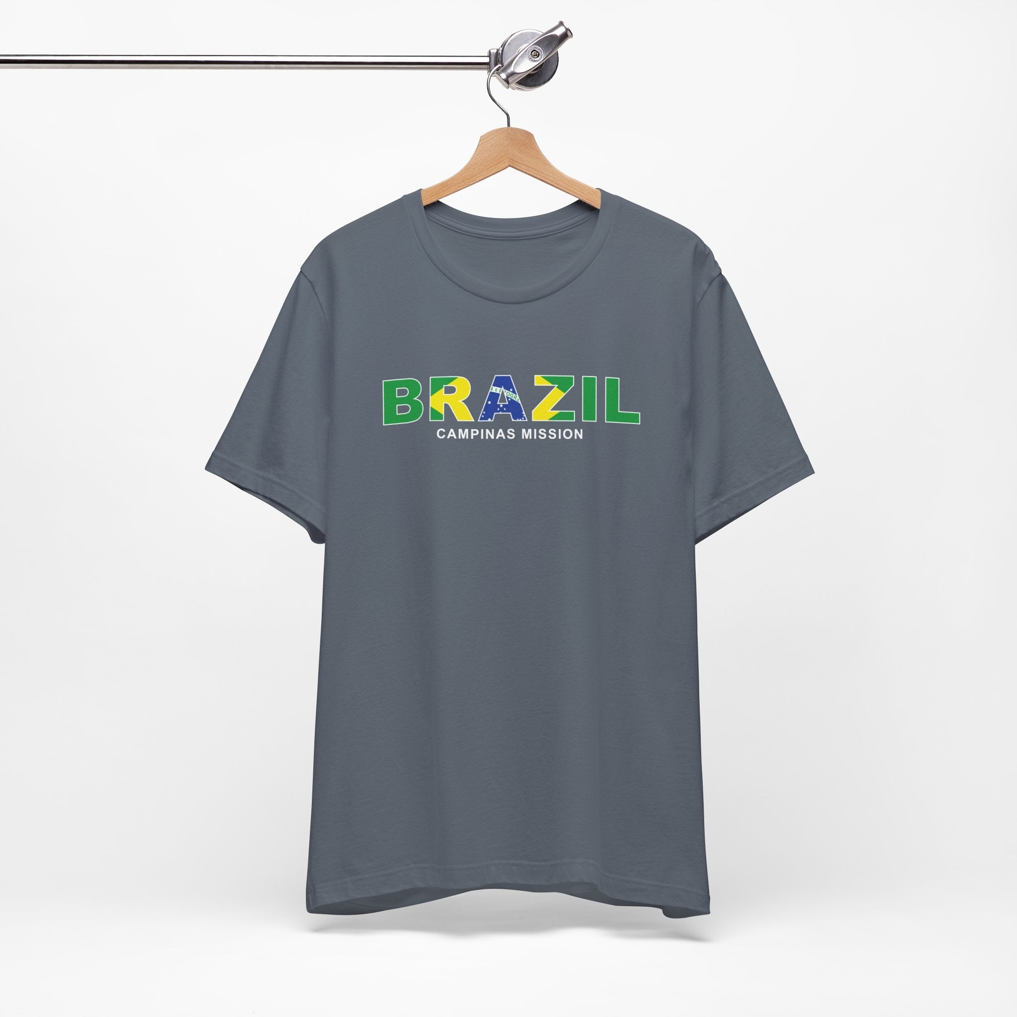 Brazil Campinas Mission Flag Title T-shirt - Mission Wishlist - LDS Missionary Gift Store