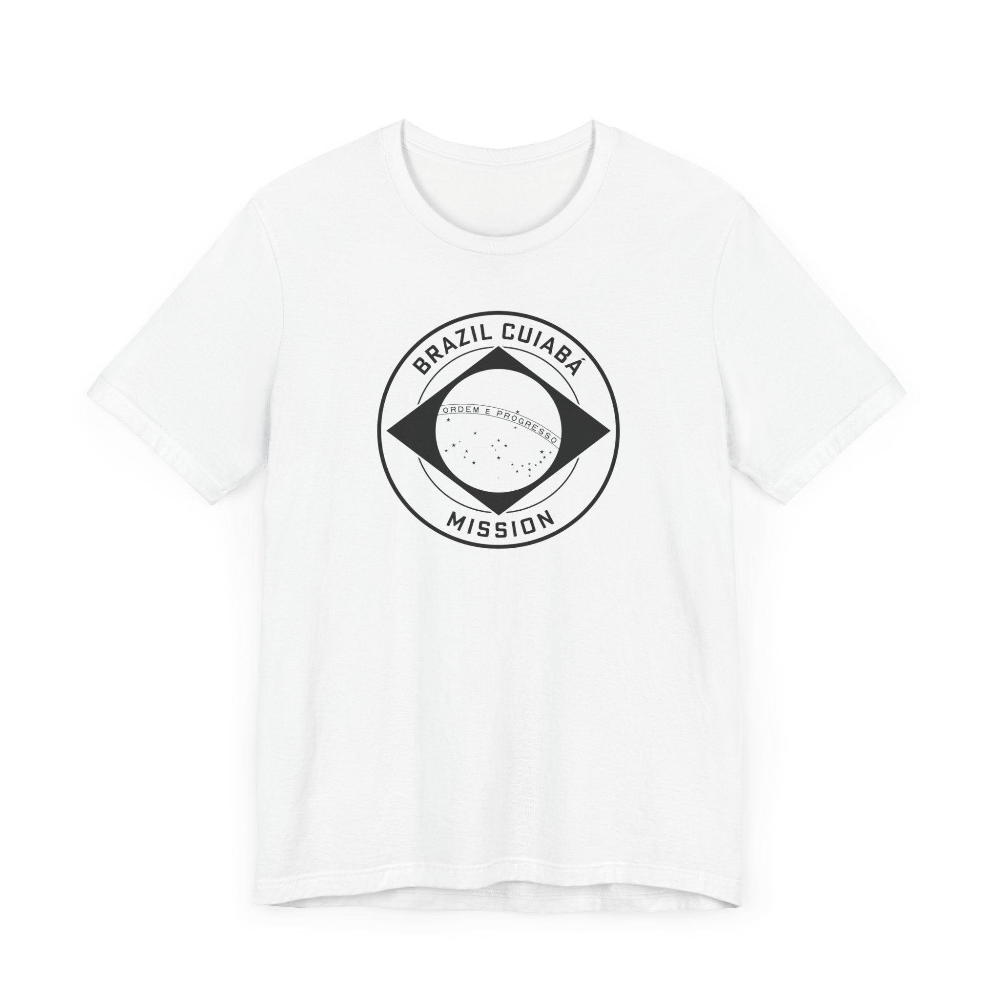 Brazil Cuiaba Mission Circular Monochrome Logo T-Shirt - Mission Wishlist - LDS Missionary Gift Store