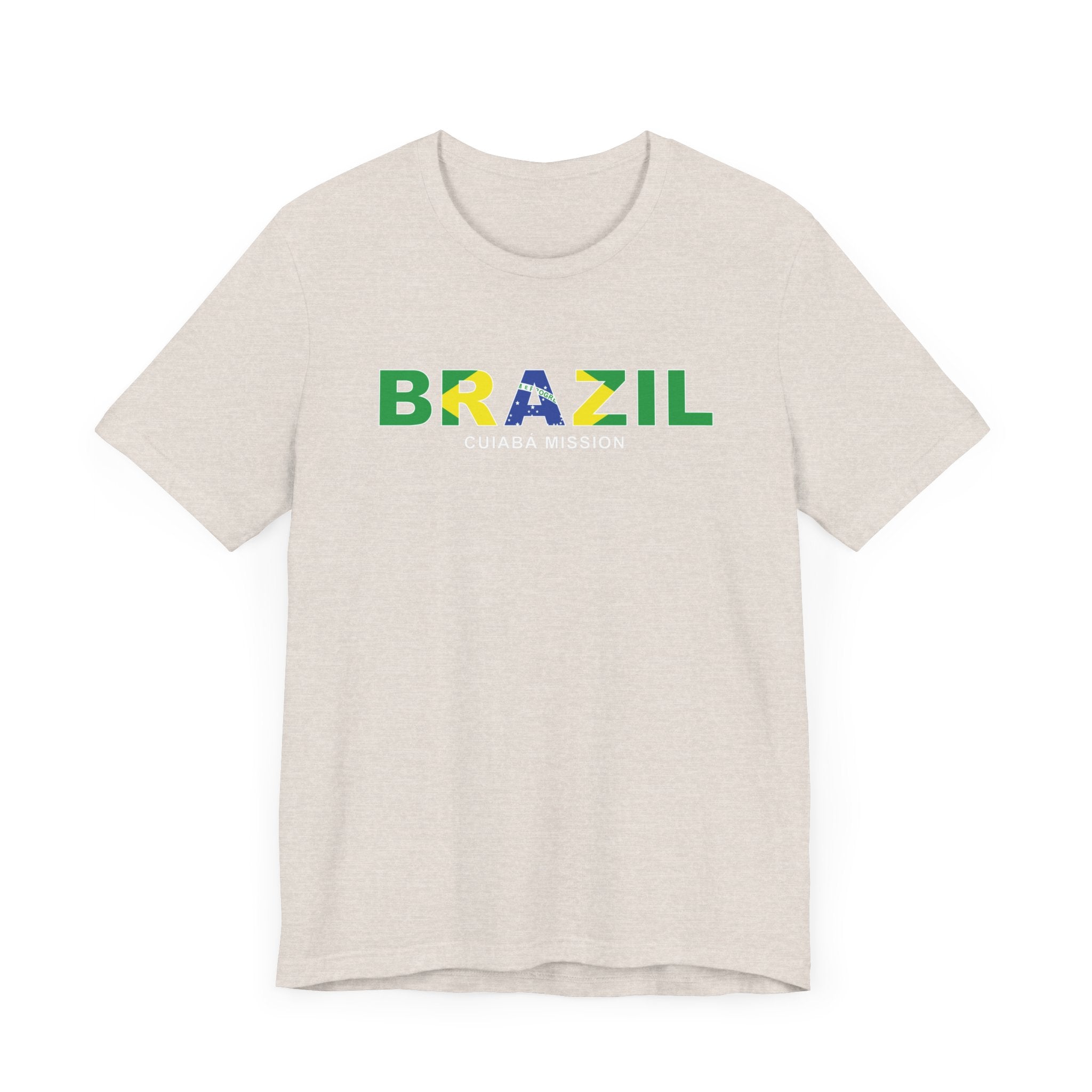Brazil Cuiaba Mission Flag Title T-shirt - Mission Wishlist - LDS Missionary Gift Store