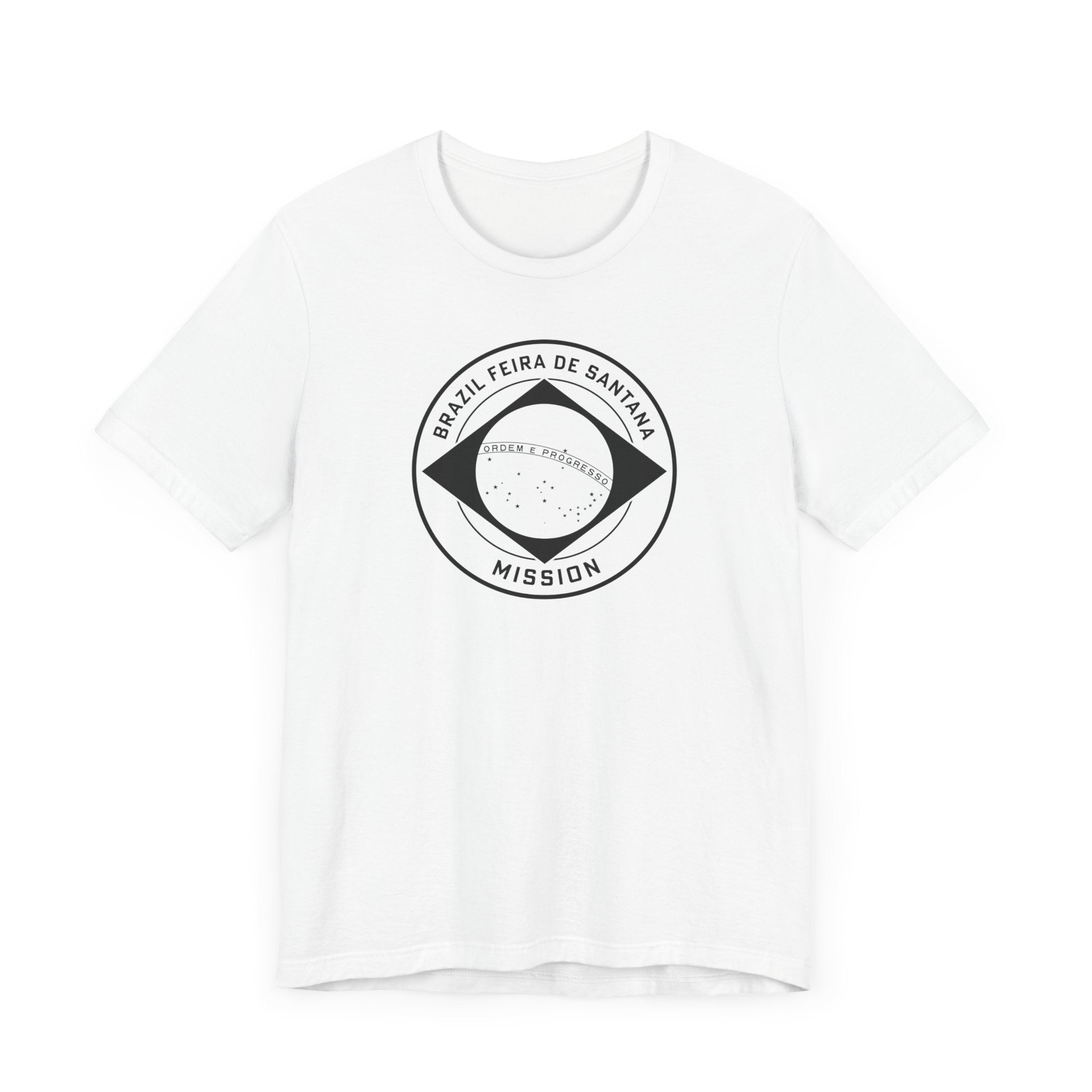 Brazil Feira de Santana Mission Circular Monochrome Logo T-Shirt - Mission Wishlist - LDS Missionary Gift Store