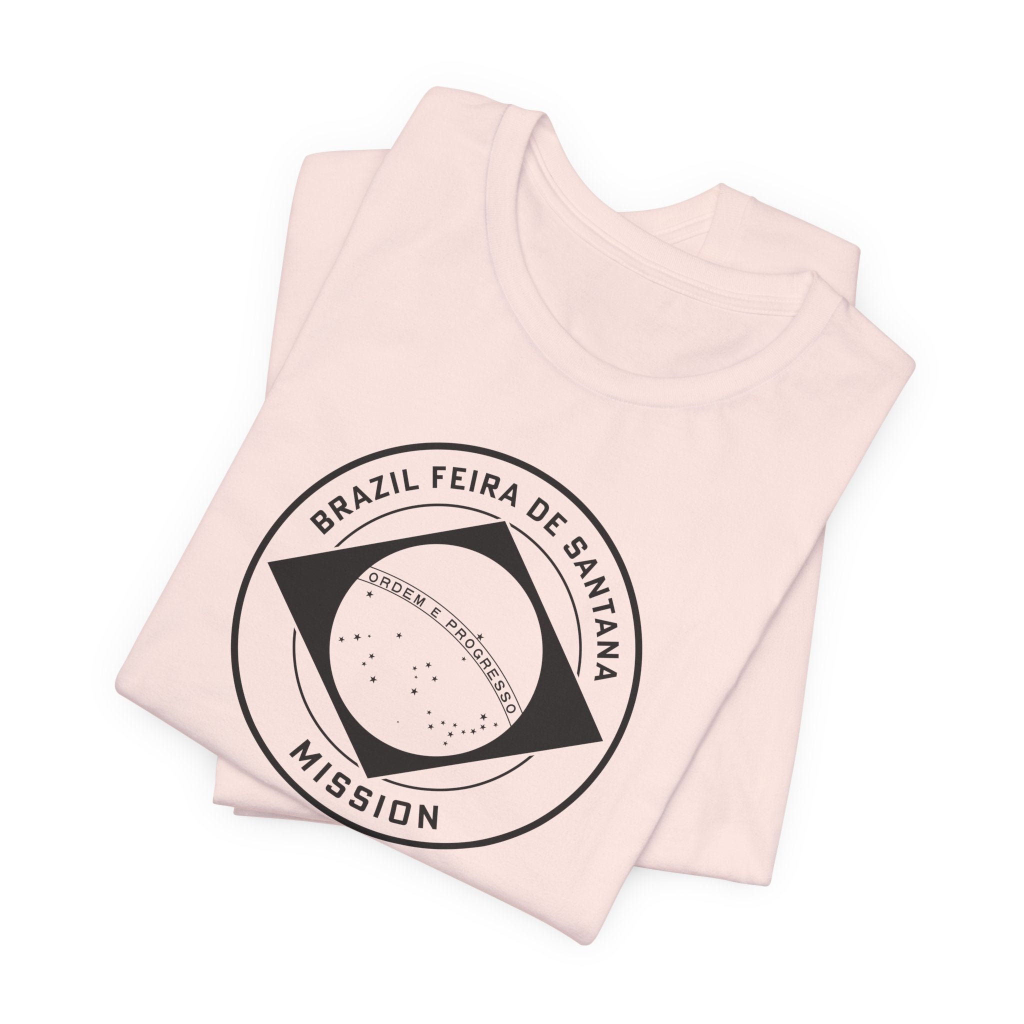 Brazil Feira de Santana Mission Circular Monochrome Logo T-Shirt - Mission Wishlist - LDS Missionary Gift Store
