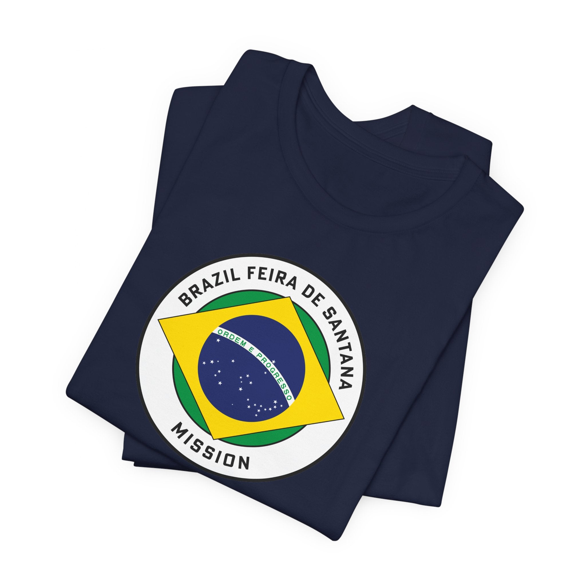 Brazil Feira de Santana Mission Circular Pop Flag T-shirt - Mission Wishlist - LDS Missionary Gift Store