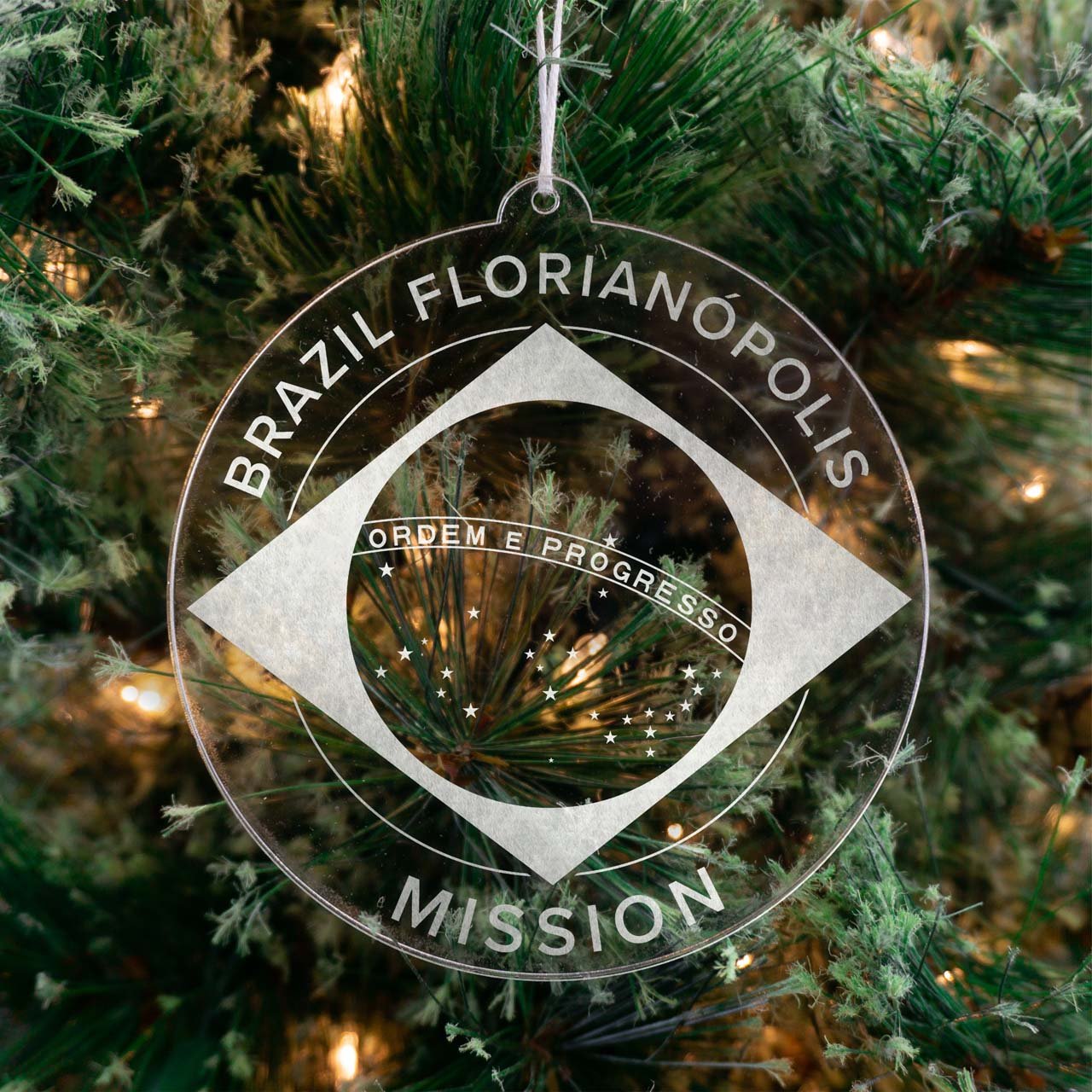 Brazil Florianopolis Mission Christmas Ornament - Latter-Day Saint LDS Missionary Gift - Book of Mormon