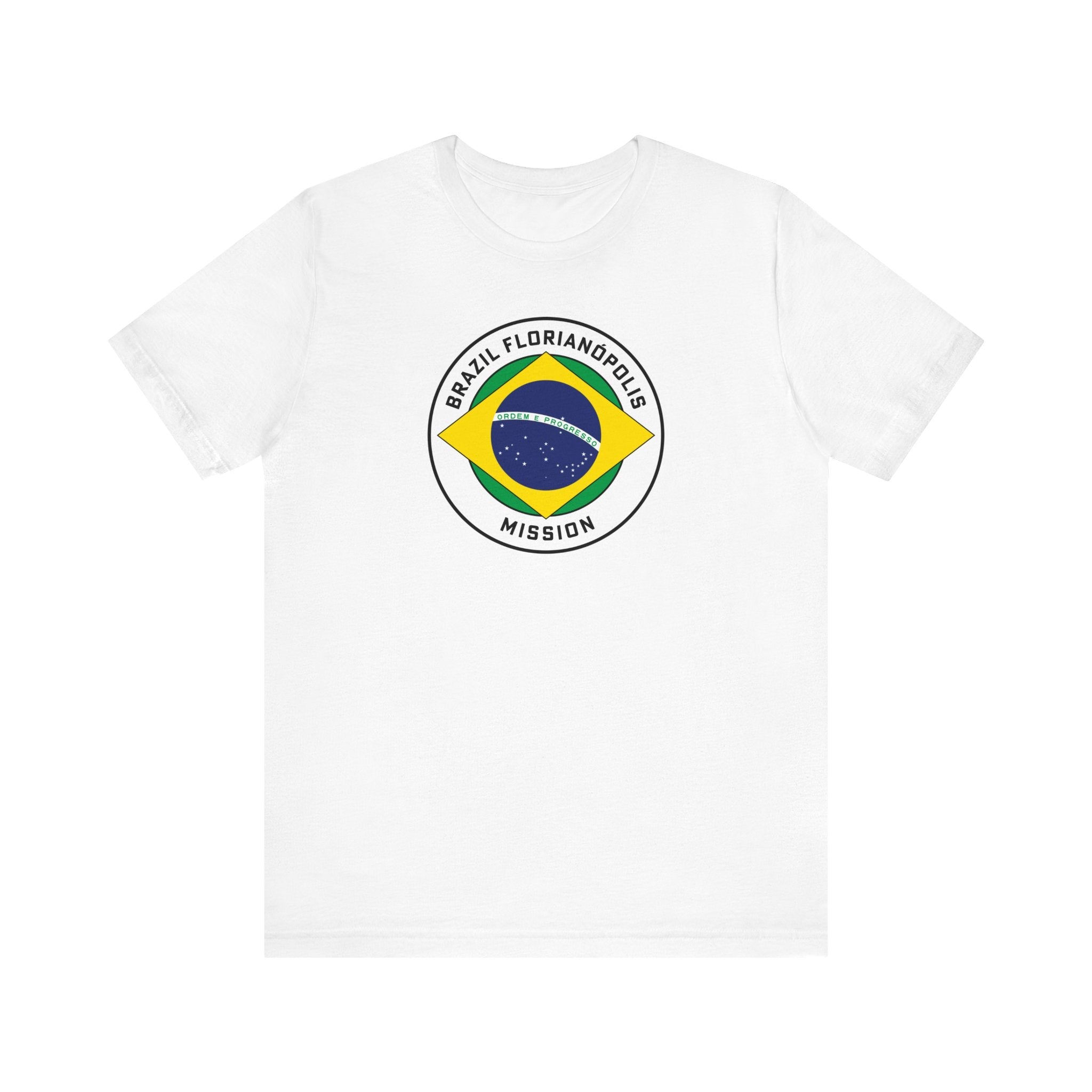 Brazil Florianopolis Mission Circular Pop Flag T-shirt - Mission Wishlist - LDS Missionary Gift Store
