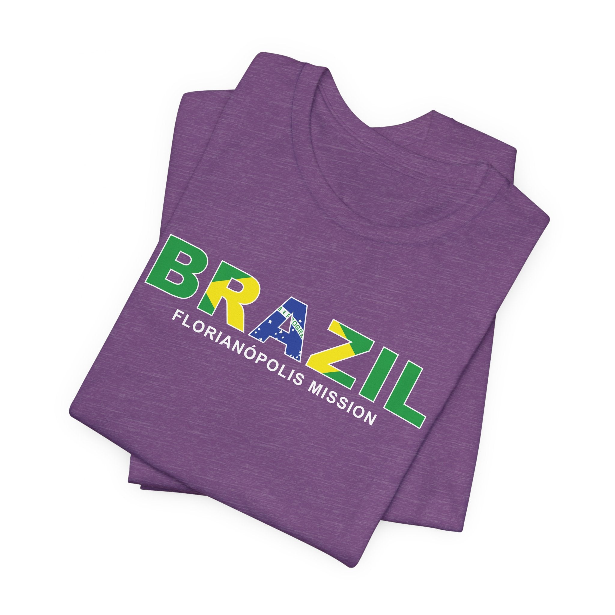 Brazil Florianopolis Mission Flag Title T-shirt - Mission Wishlist - LDS Missionary Gift Store