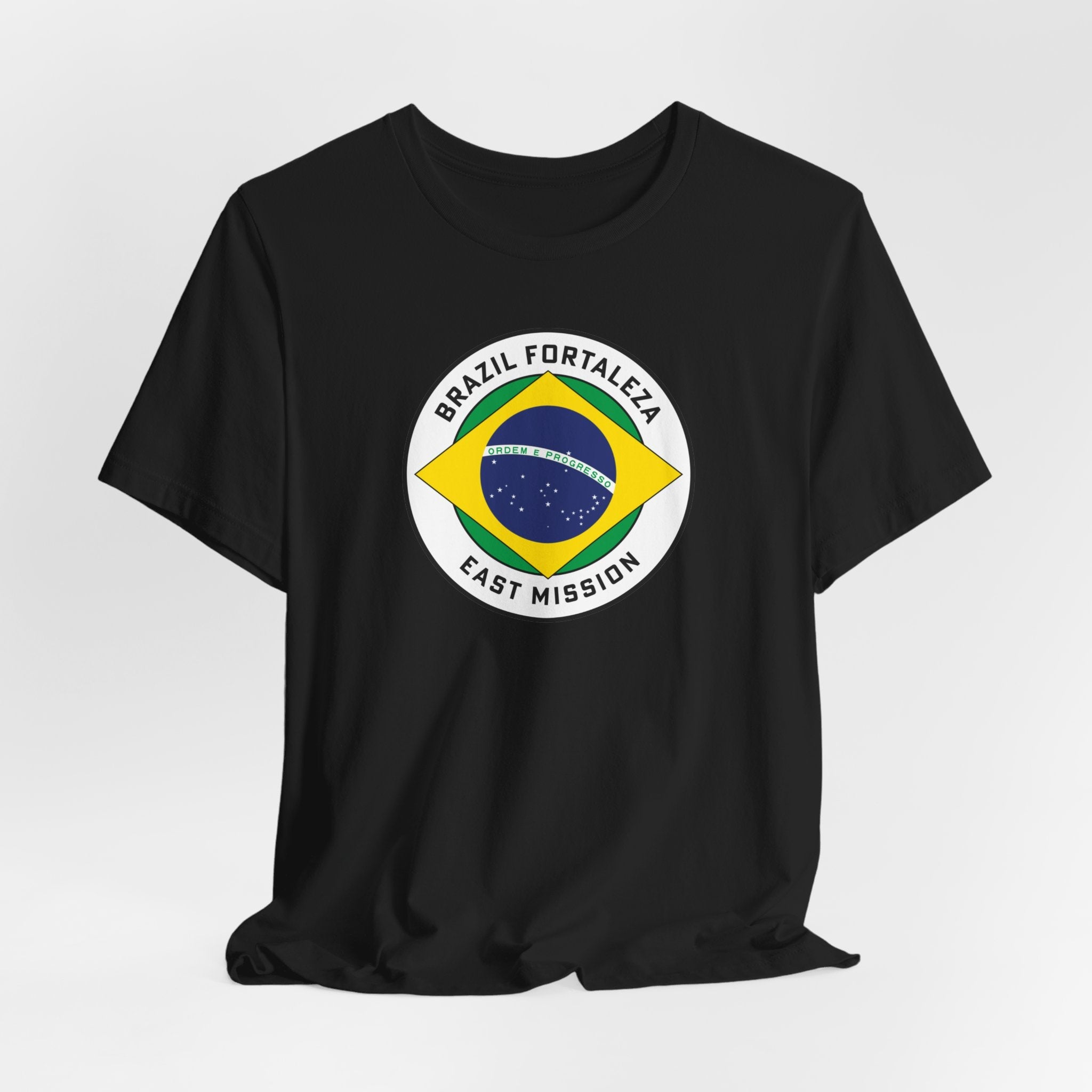 Brazil Fortaleza East Mission Circular Pop Flag T-shirt - Latter-Day Saint LDS Missionary Gift - Book of Mormon