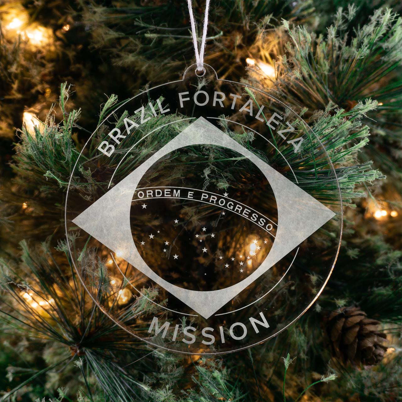 Brazil Fortaleza Mission Christmas Ornament - Latter-Day Saint LDS Missionary Gift - Book of Mormon