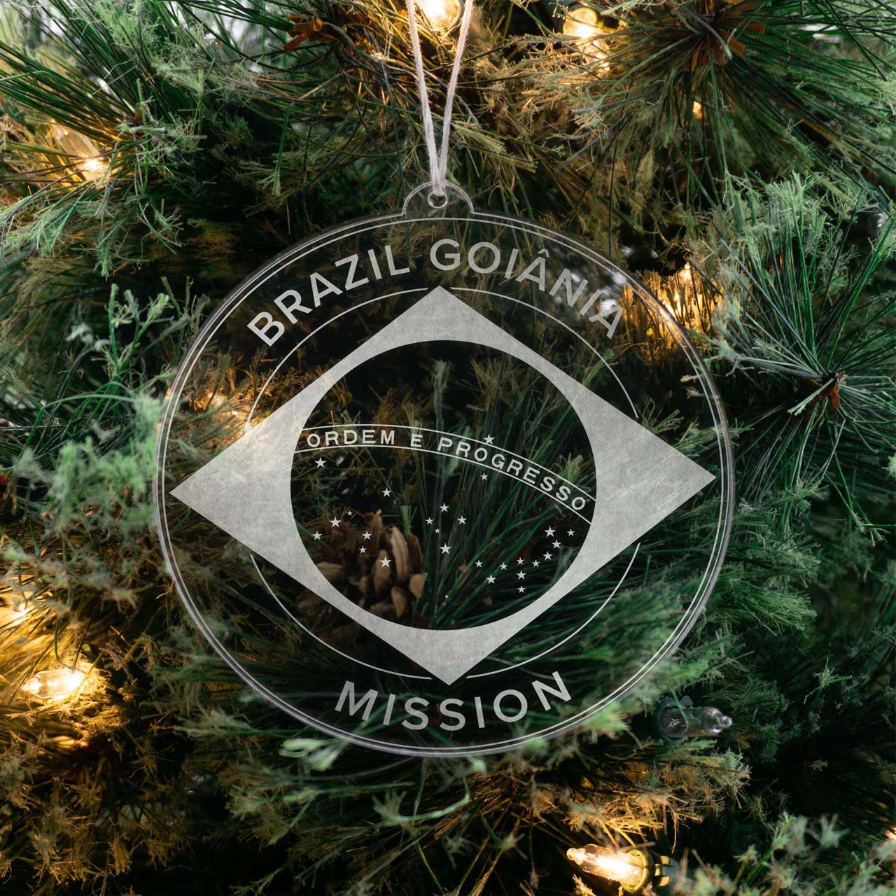 Brazil Goiania Mission Christmas Ornament - Latter-Day Saint LDS Missionary Gift - Book of Mormon