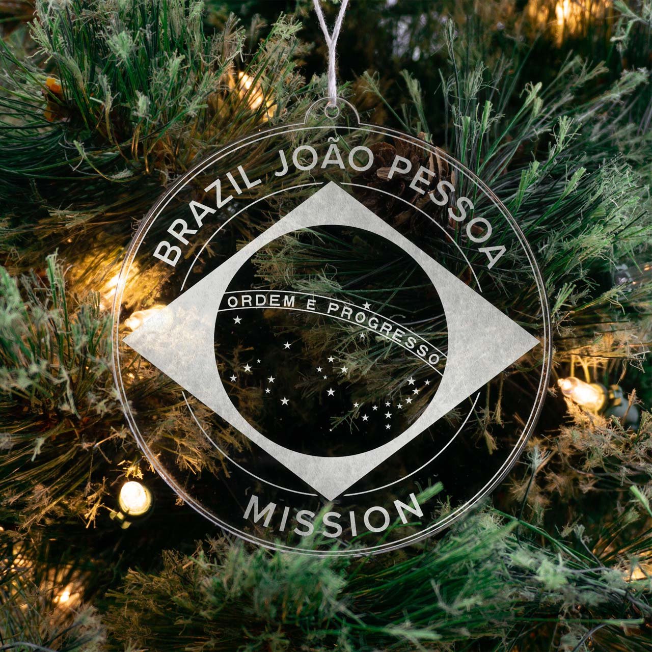 Brazil Joao Pessoa Mission Christmas Ornament - Latter-Day Saint LDS Missionary Gift - Book of Mormon