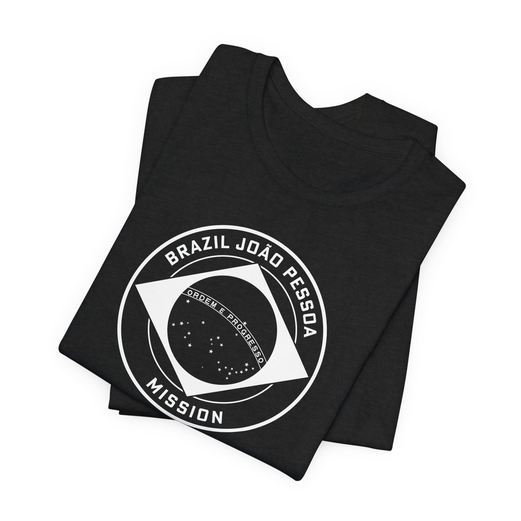 Brazil Joao Pessoa Mission Circular Monochrome Logo T-Shirt - Mission Wishlist - LDS Missionary Gift Store