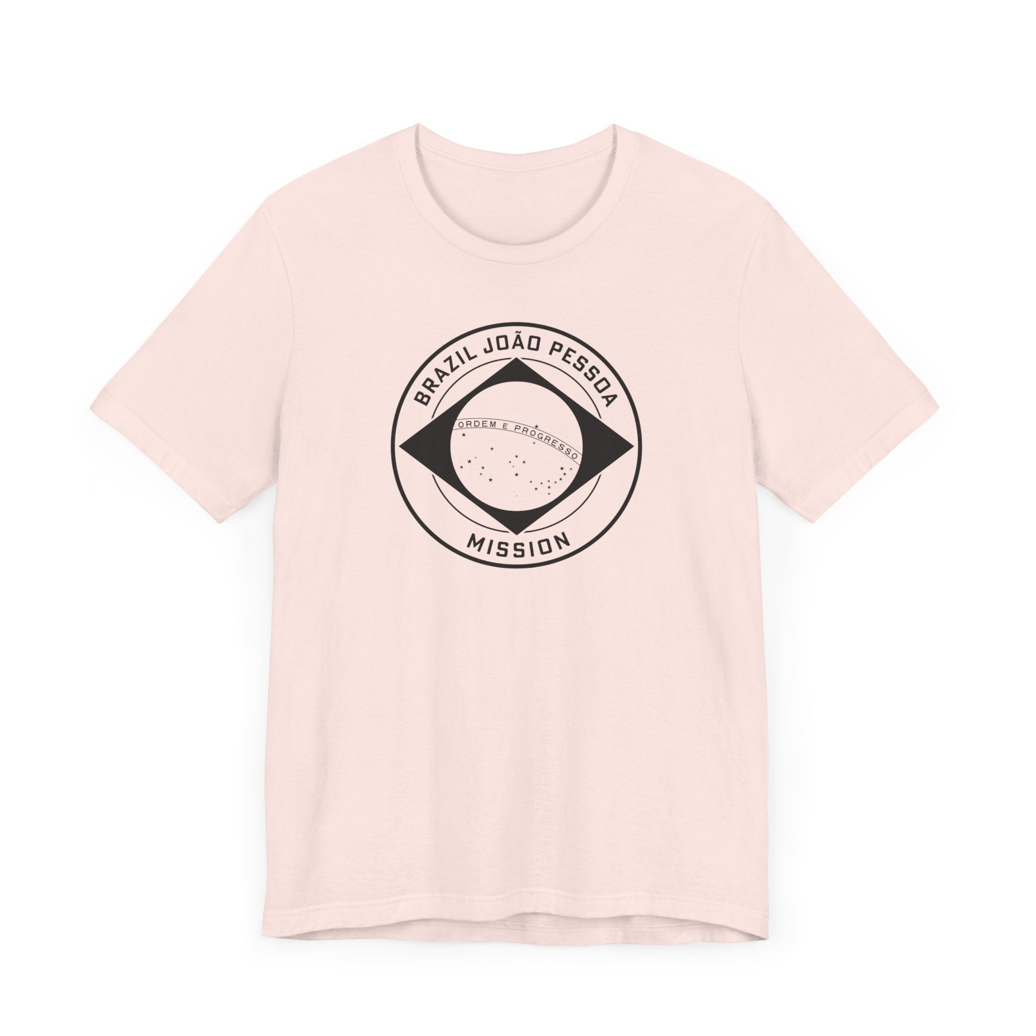 Brazil Joao Pessoa Mission Circular Monochrome Logo T-Shirt - Mission Wishlist - LDS Missionary Gift Store