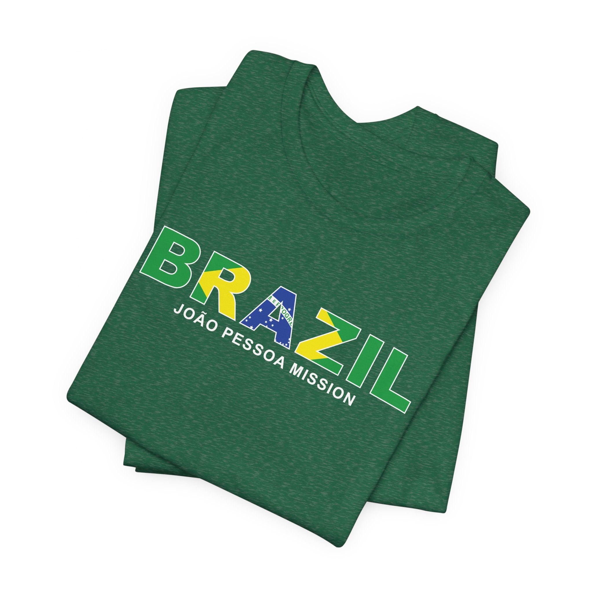 Brazil Joao Pessoa Mission Flag Title T-shirt - Mission Wishlist - LDS Missionary Gift Store