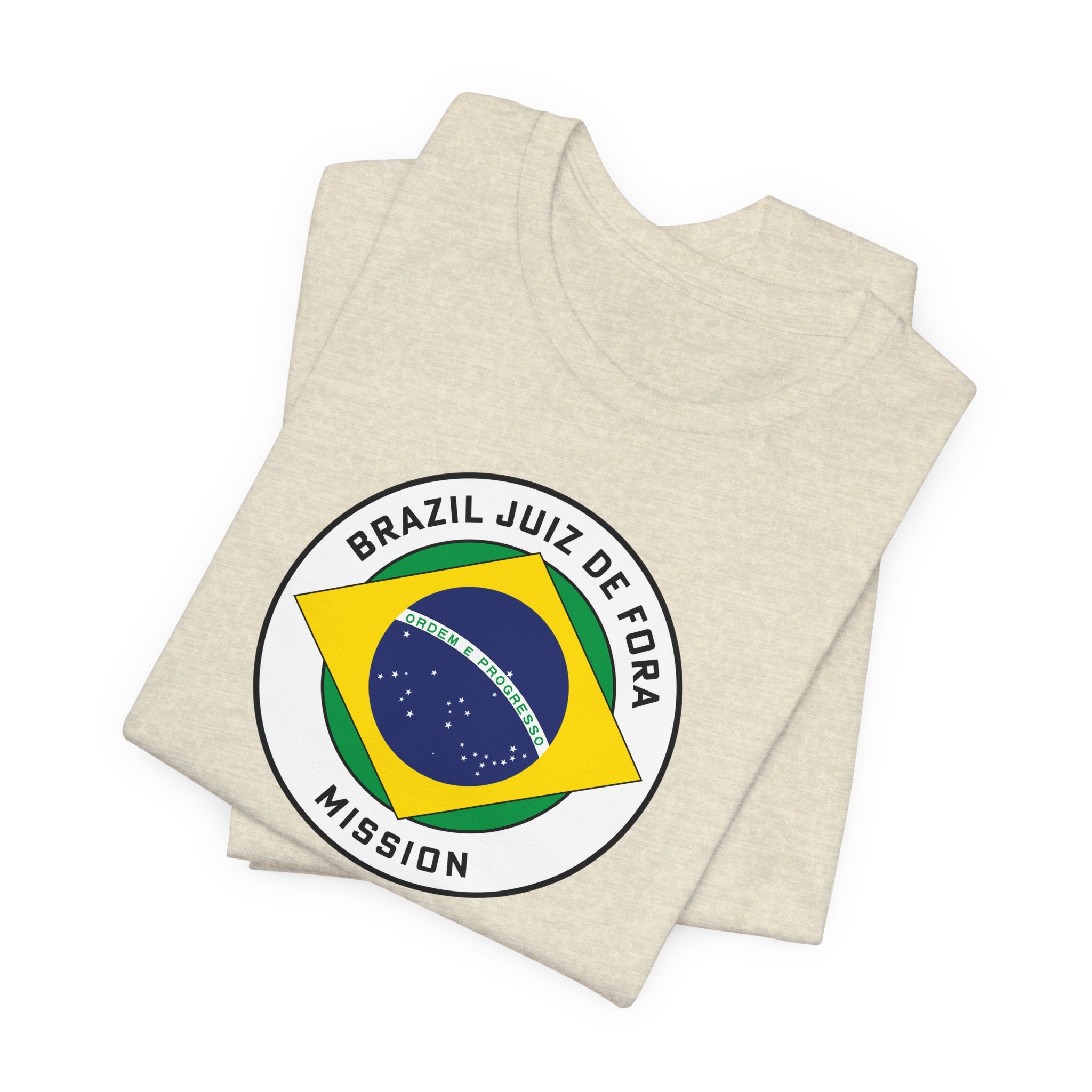 Brazil Juiz de Fora Mission Circular Pop Flag T-shirt - Mission Wishlist - LDS Missionary Gift Store