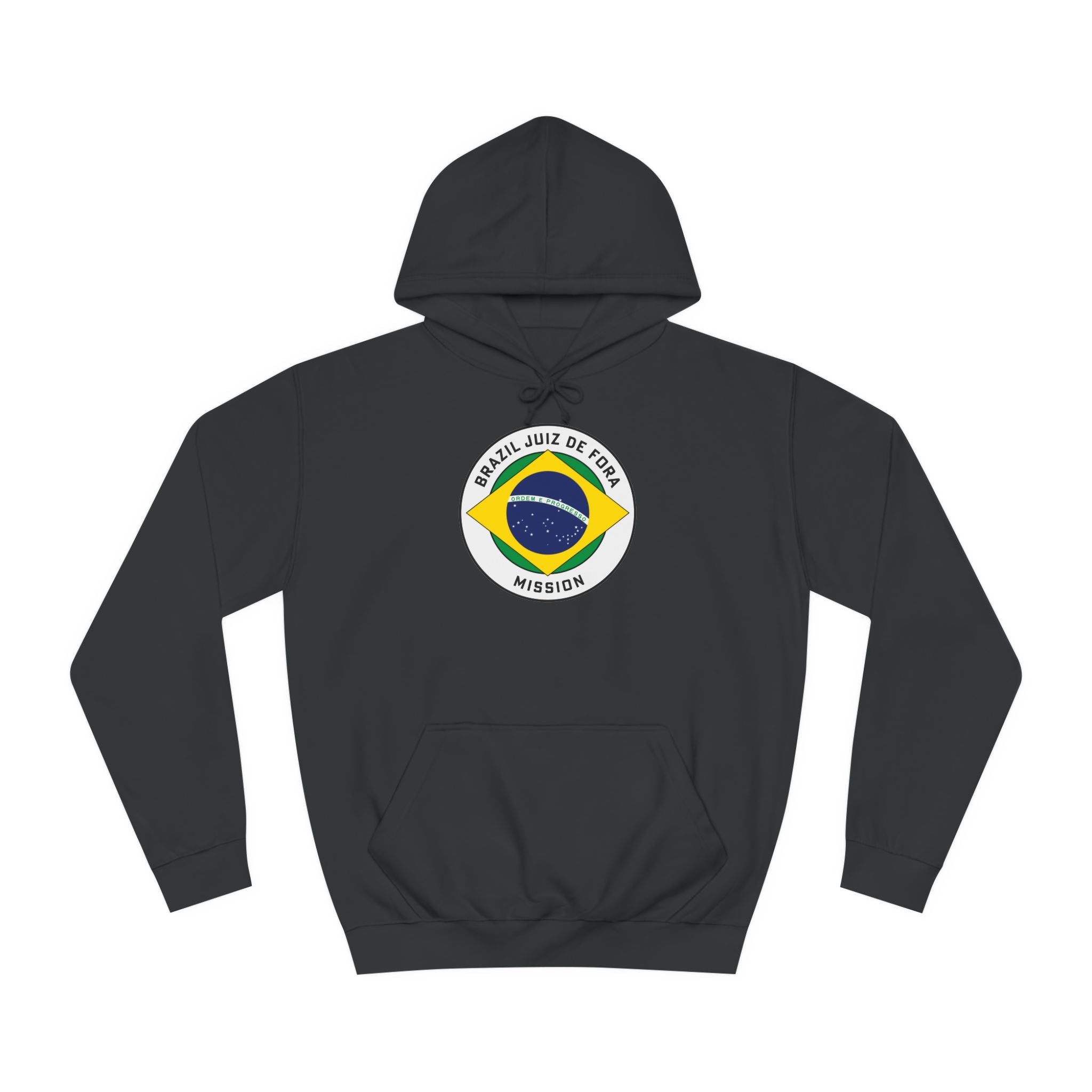 Brazil Juiz de Fora Mission Flag Logo (White Border) College Hoodie - Mission Wishlist - LDS Missionary Gift Store