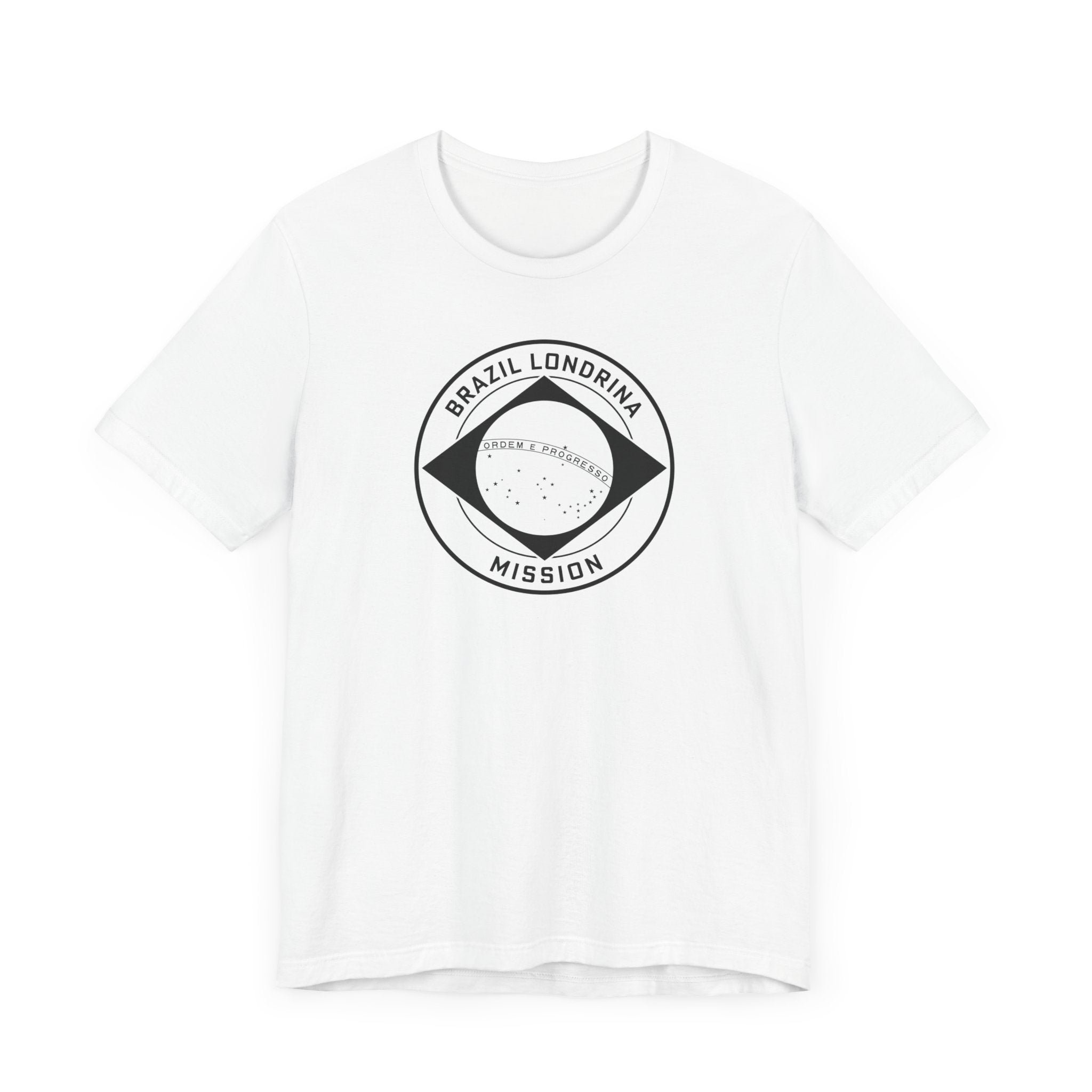Brazil Londrina Mission Circular Monochrome Logo T-Shirt - Mission Wishlist - LDS Missionary Gift Store