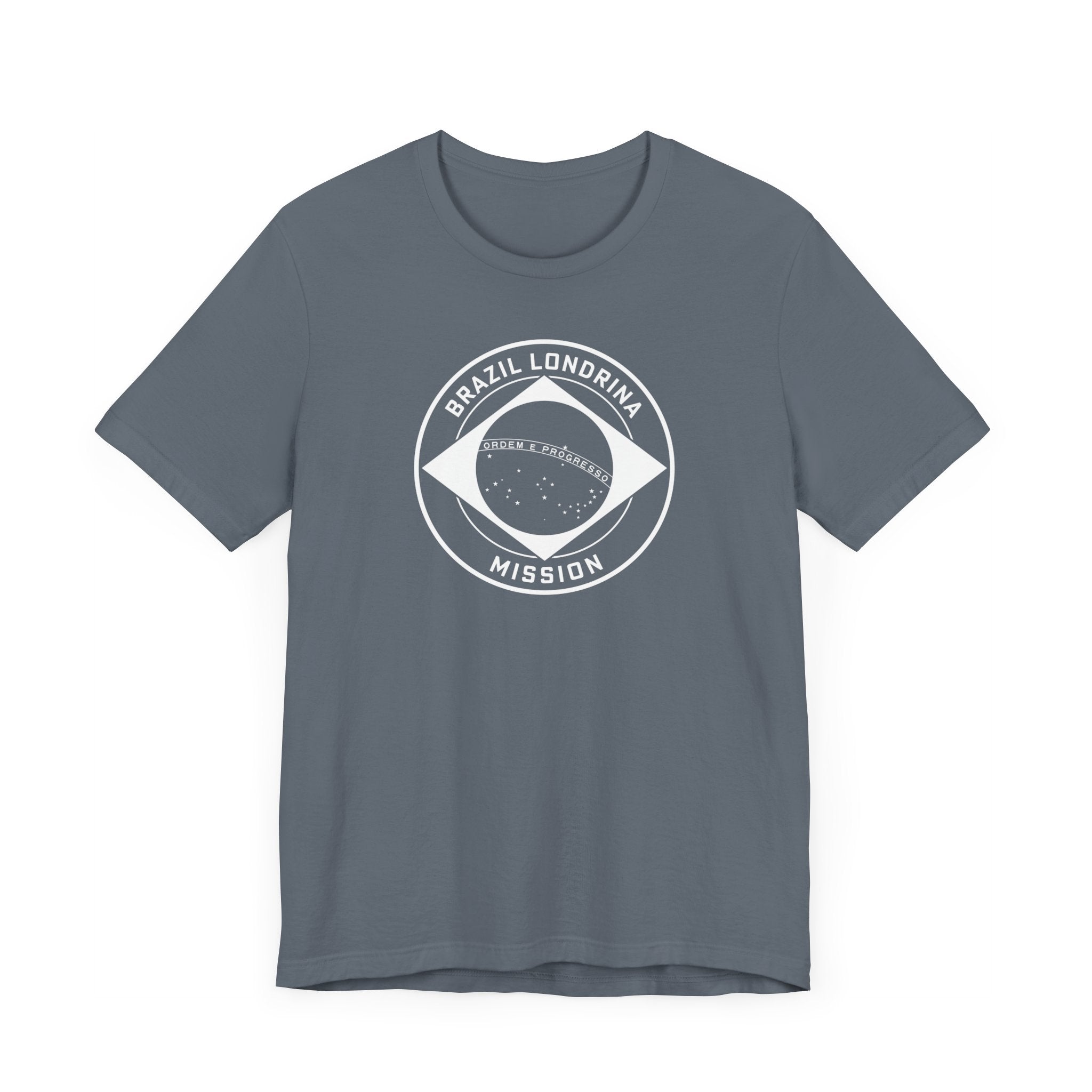 Brazil Londrina Mission Circular Monochrome Logo T-Shirt - Mission Wishlist - LDS Missionary Gift Store