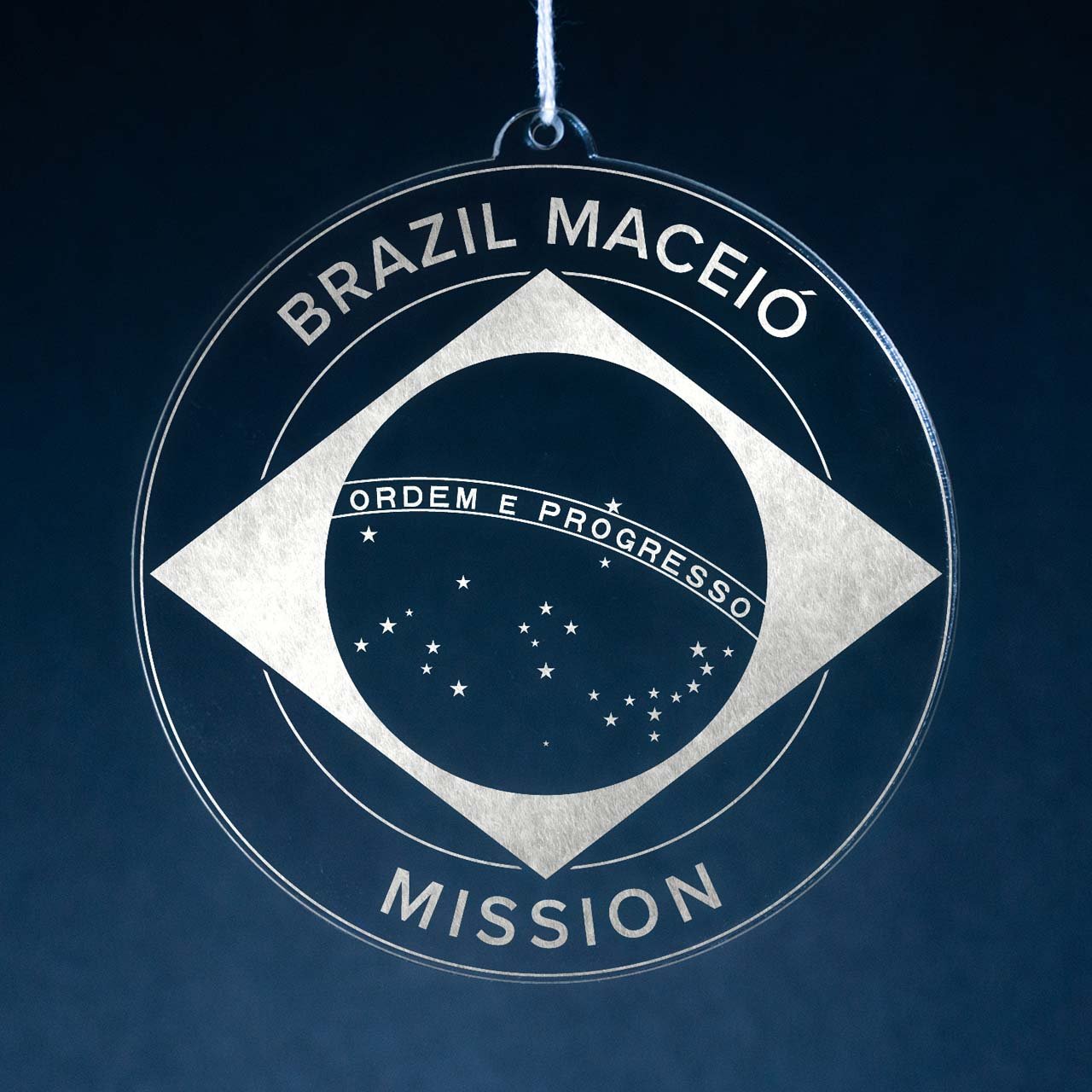 Brazil Maceio Mission Christmas Ornament - Latter-Day Saint LDS Missionary Gift - Book of Mormon