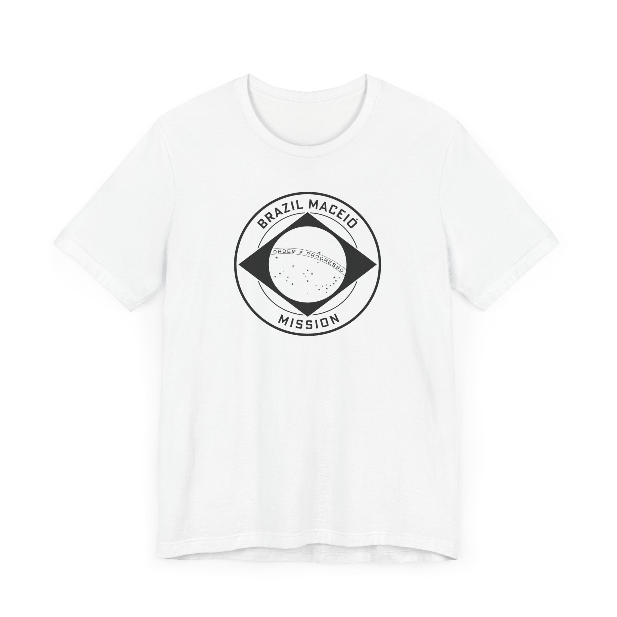 Brazil Maceio Mission Circular Monochrome Logo T-Shirt - Mission Wishlist - LDS Missionary Gift Store