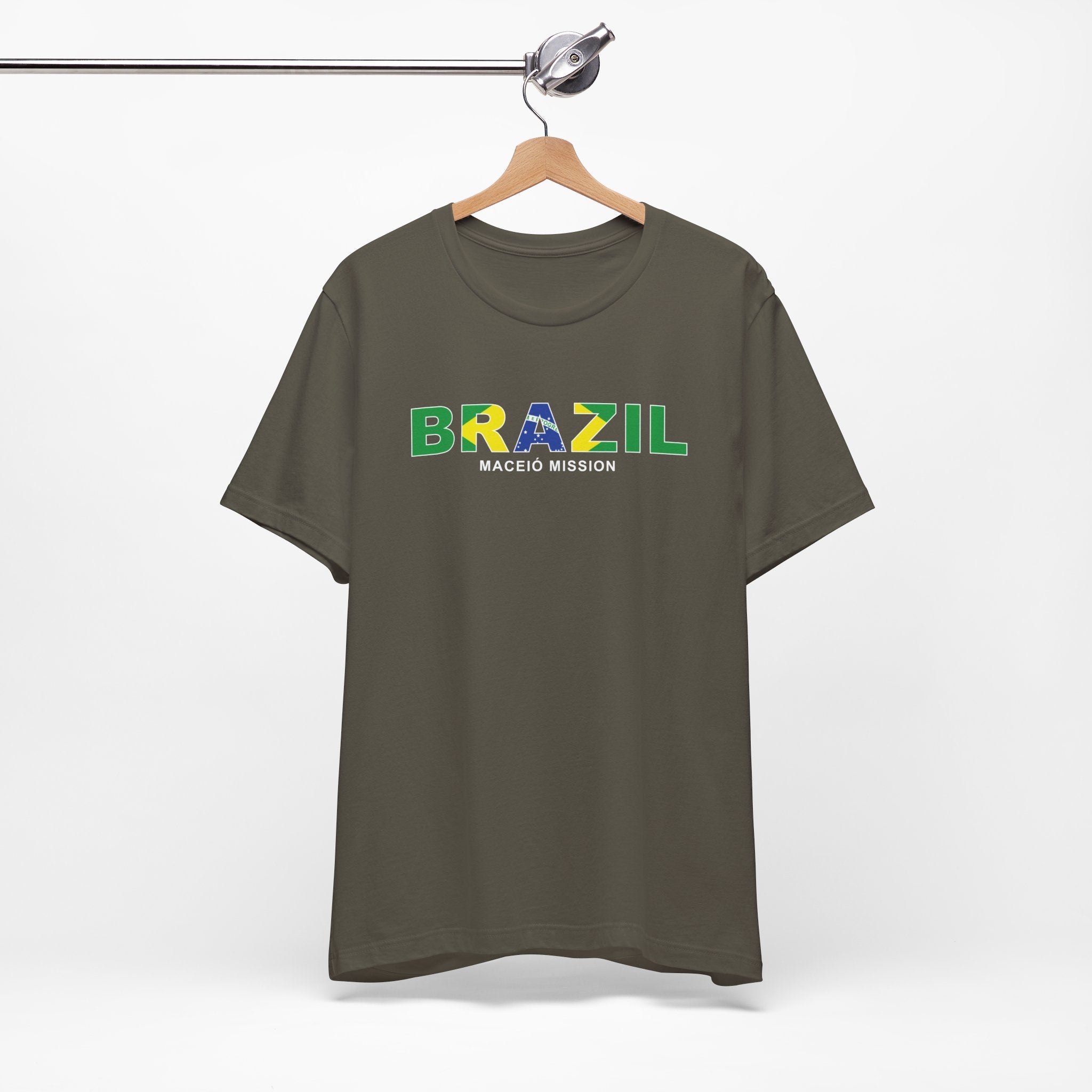 Brazil Maceio Mission Flag Title T-shirt - Mission Wishlist - LDS Missionary Gift Store