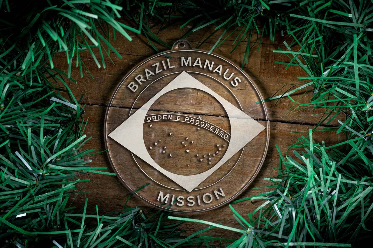Brazil Manaus Mission Christmas Ornament - Latter-Day Saint LDS Missionary Gift - Book of Mormon