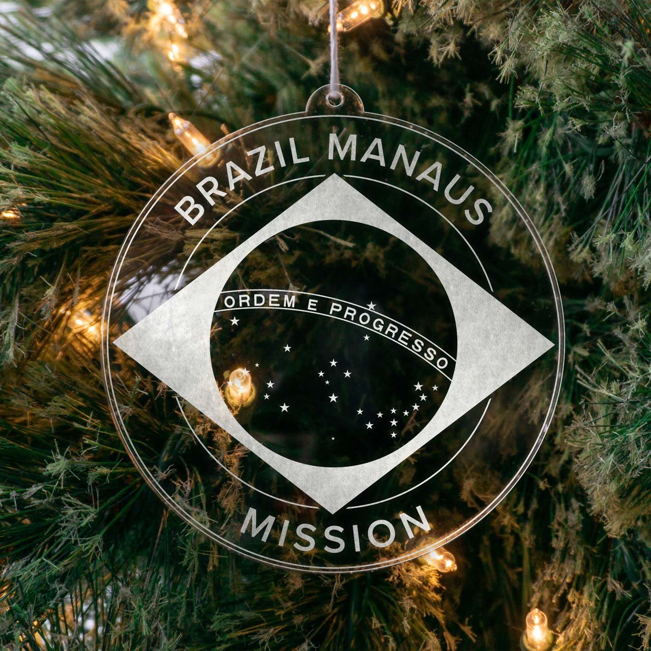 Brazil Manaus Mission Christmas Ornament - Latter-Day Saint LDS Missionary Gift - Book of Mormon