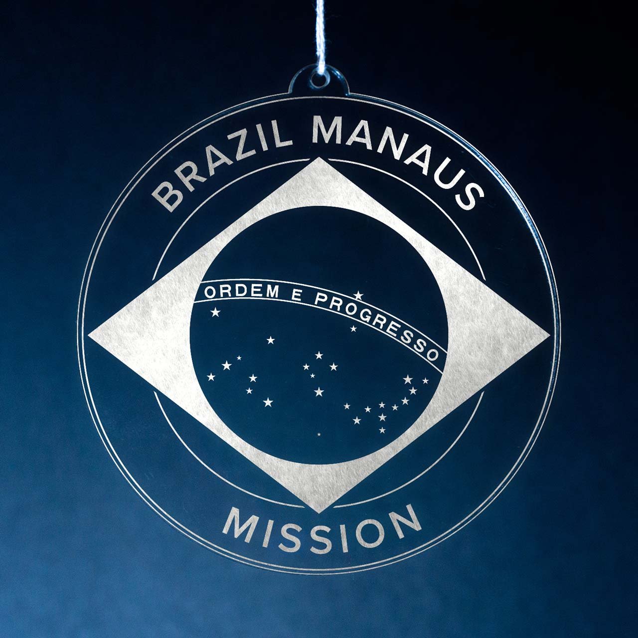 Brazil Manaus Mission Christmas Ornament - Latter-Day Saint LDS Missionary Gift - Book of Mormon