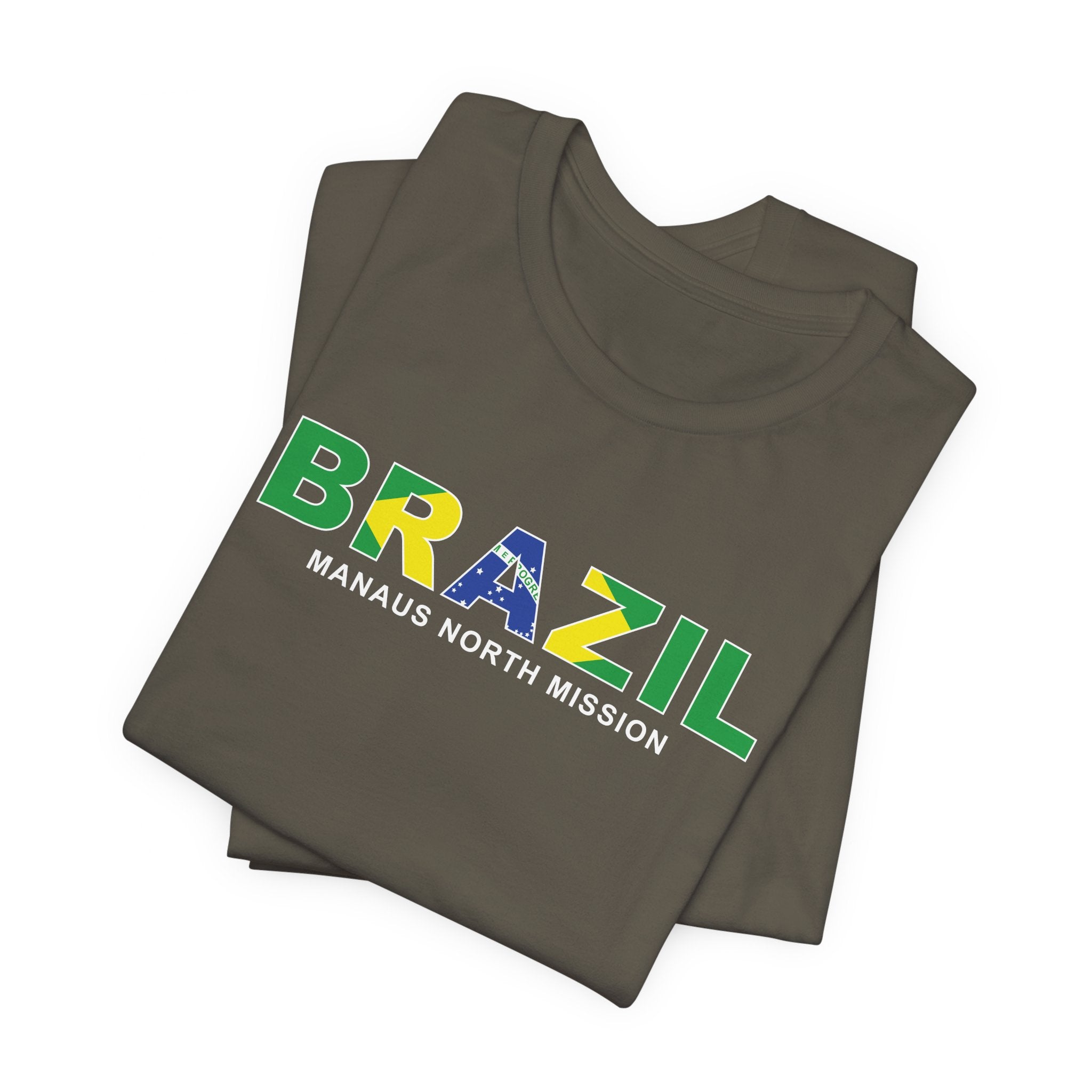 Brazil Manaus North Mission Flag Title T-shirt - Mission Wishlist - LDS Missionary Gift Store