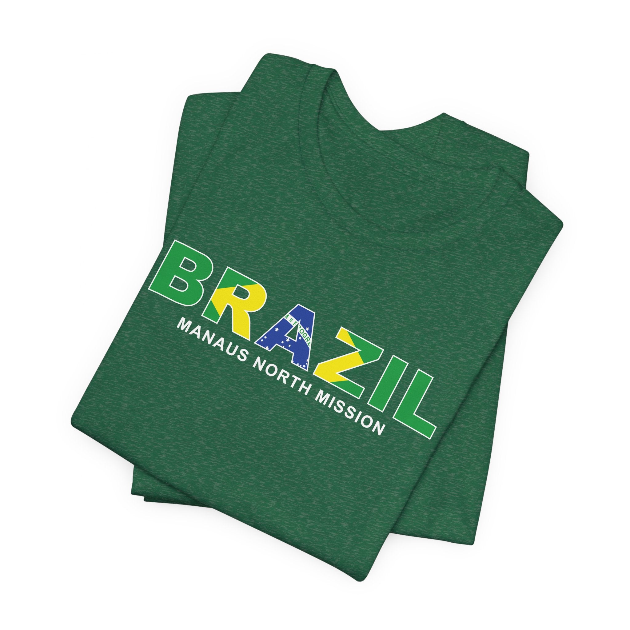 Brazil Manaus North Mission Flag Title T-shirt - Mission Wishlist - LDS Missionary Gift Store