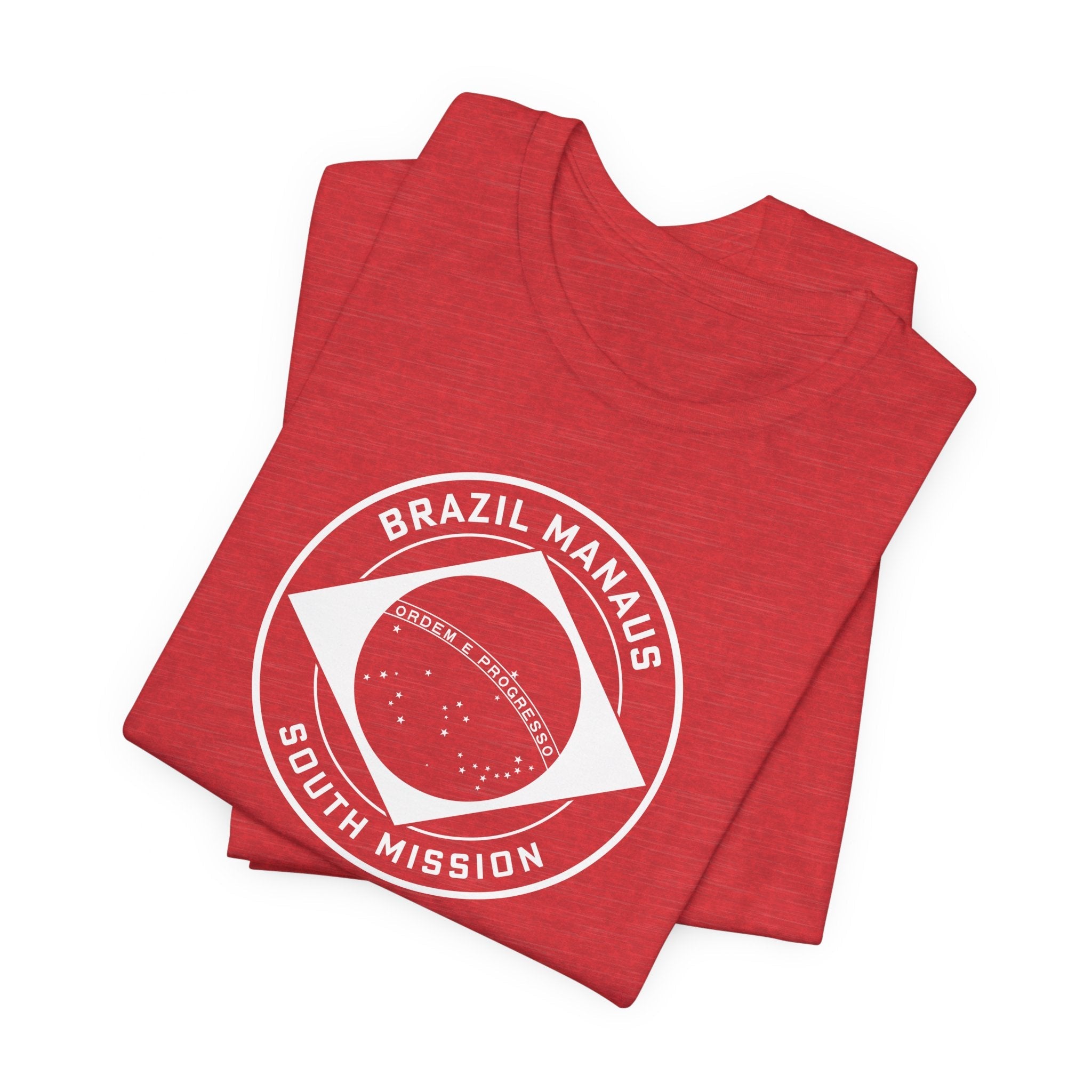 Brazil Manaus South Mission Circular Monochrome Logo T-Shirt - Mission Wishlist - LDS Missionary Gift Store