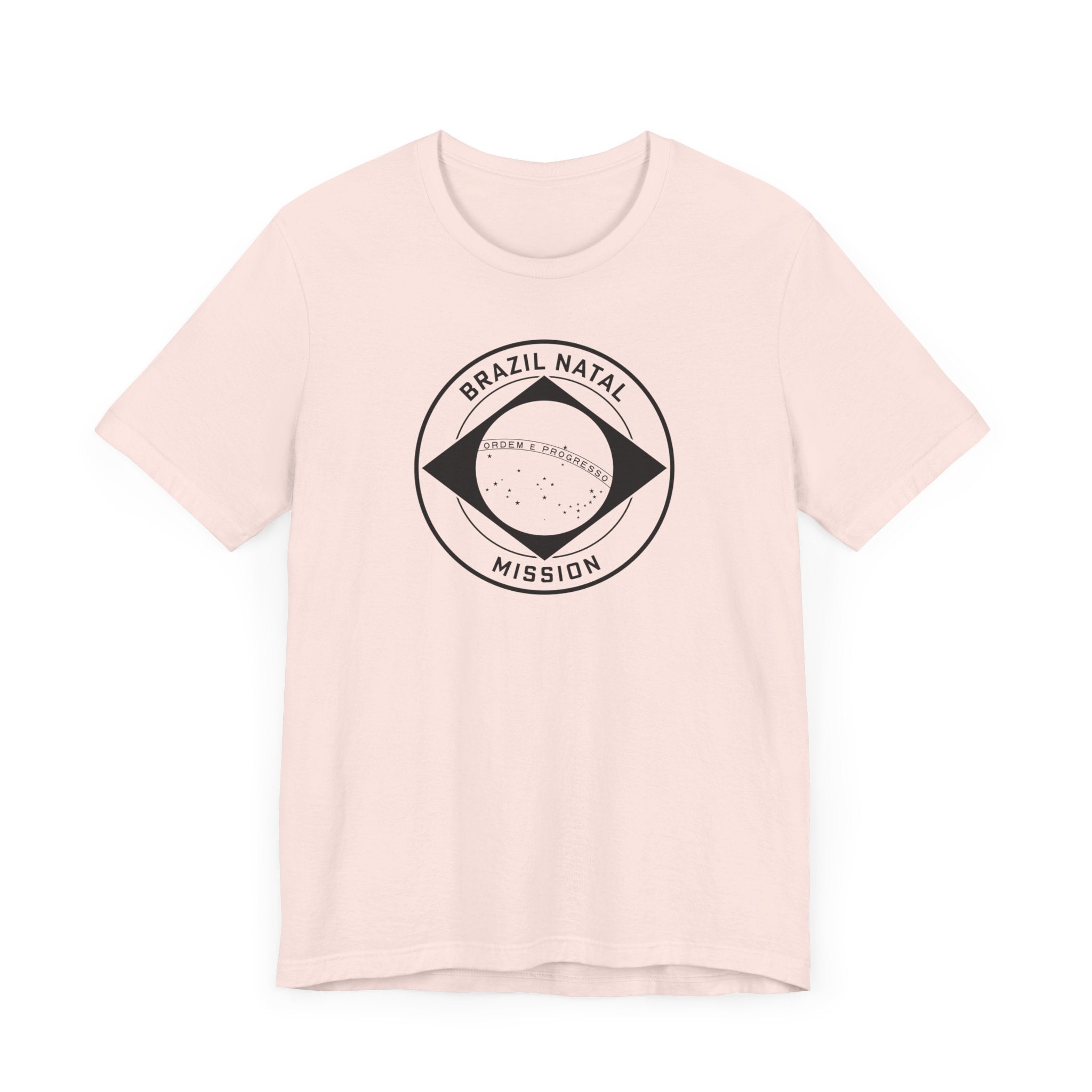 Brazil Natal Mission Circular Monochrome Logo T-Shirt - Mission Wishlist - LDS Missionary Gift Store