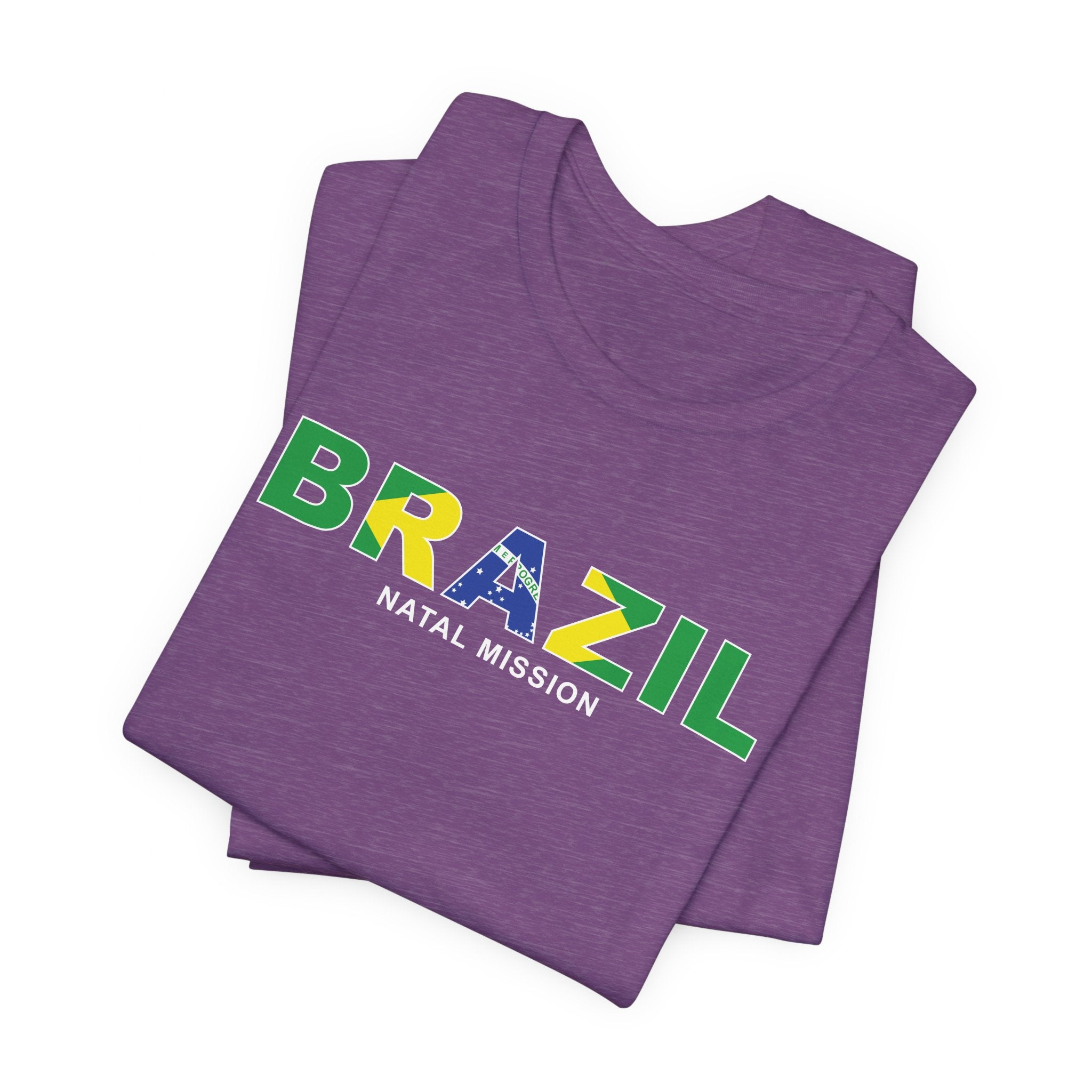Brazil Natal Mission Flag Title T-shirt - Mission Wishlist - LDS Missionary Gift Store