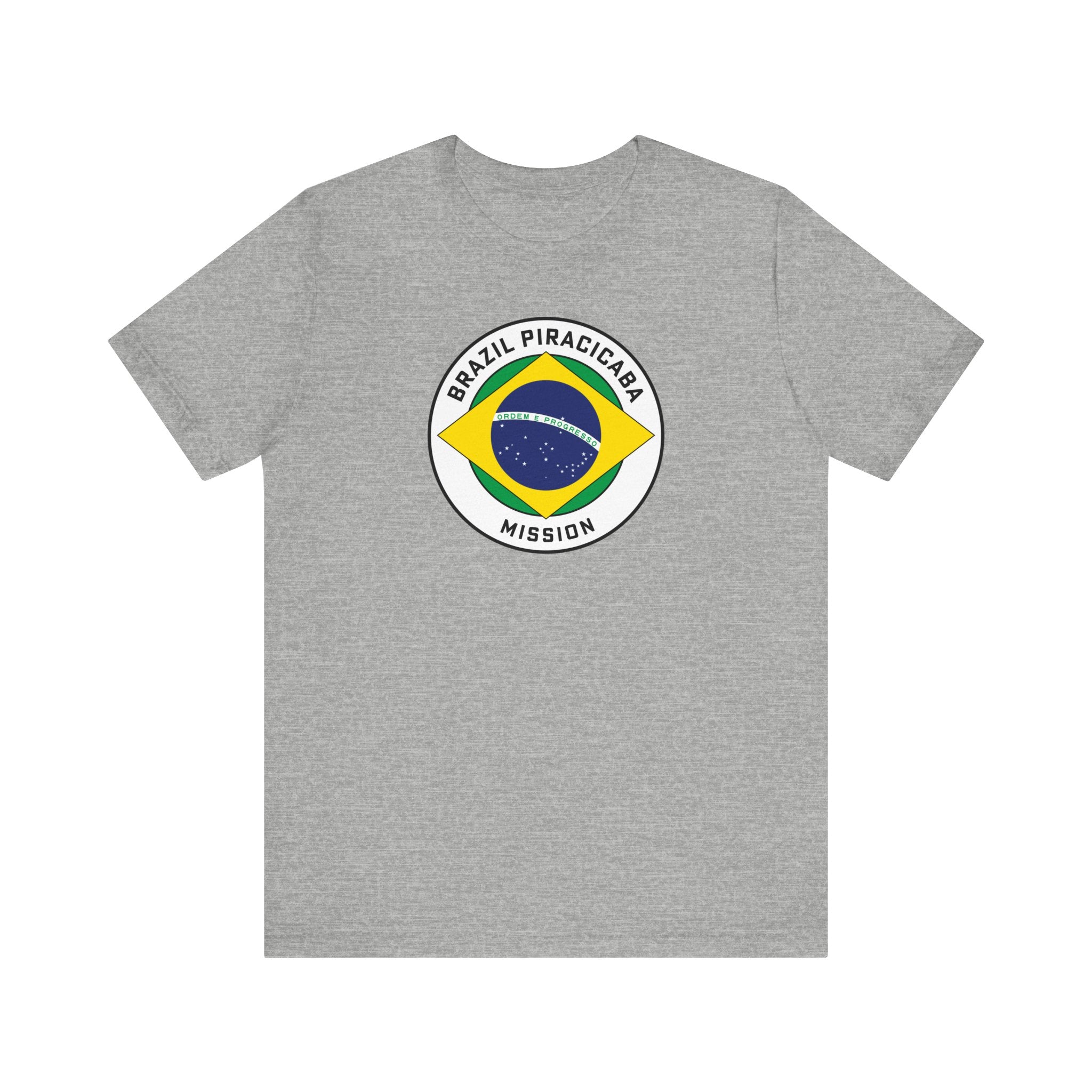 Brazil Piracicaba Mission Circular Pop Flag T-shirt - Mission Wishlist - LDS Missionary Gift Store