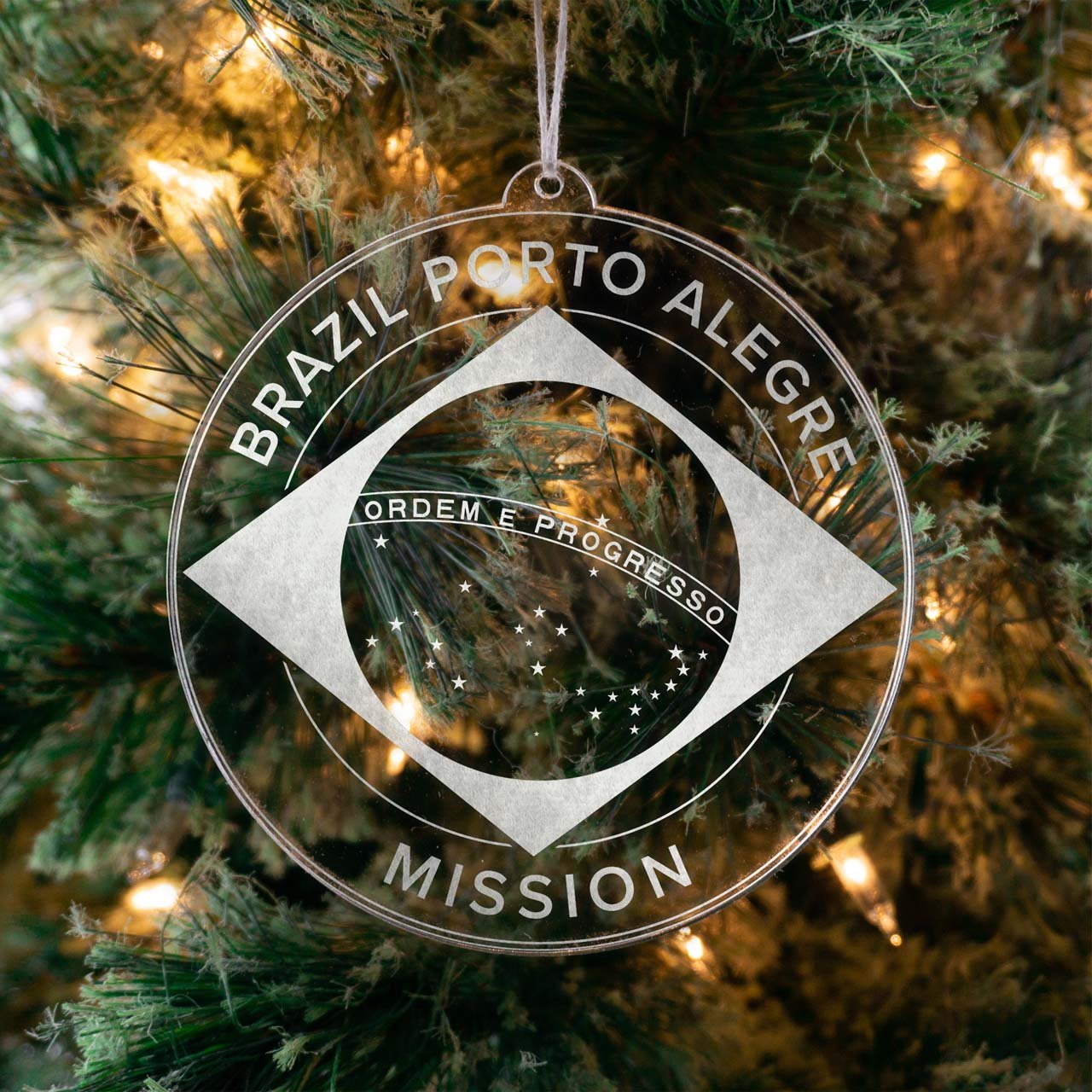 Brazil Porto Alegre Mission Christmas Ornament - Latter-Day Saint LDS Missionary Gift - Book of Mormon