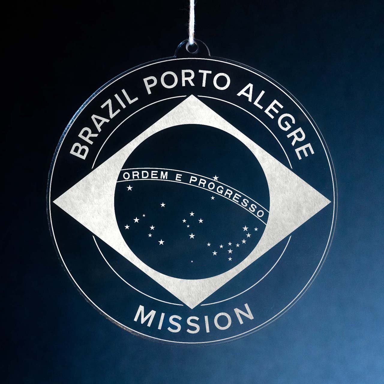 Brazil Porto Alegre Mission Christmas Ornament - Latter-Day Saint LDS Missionary Gift - Book of Mormon